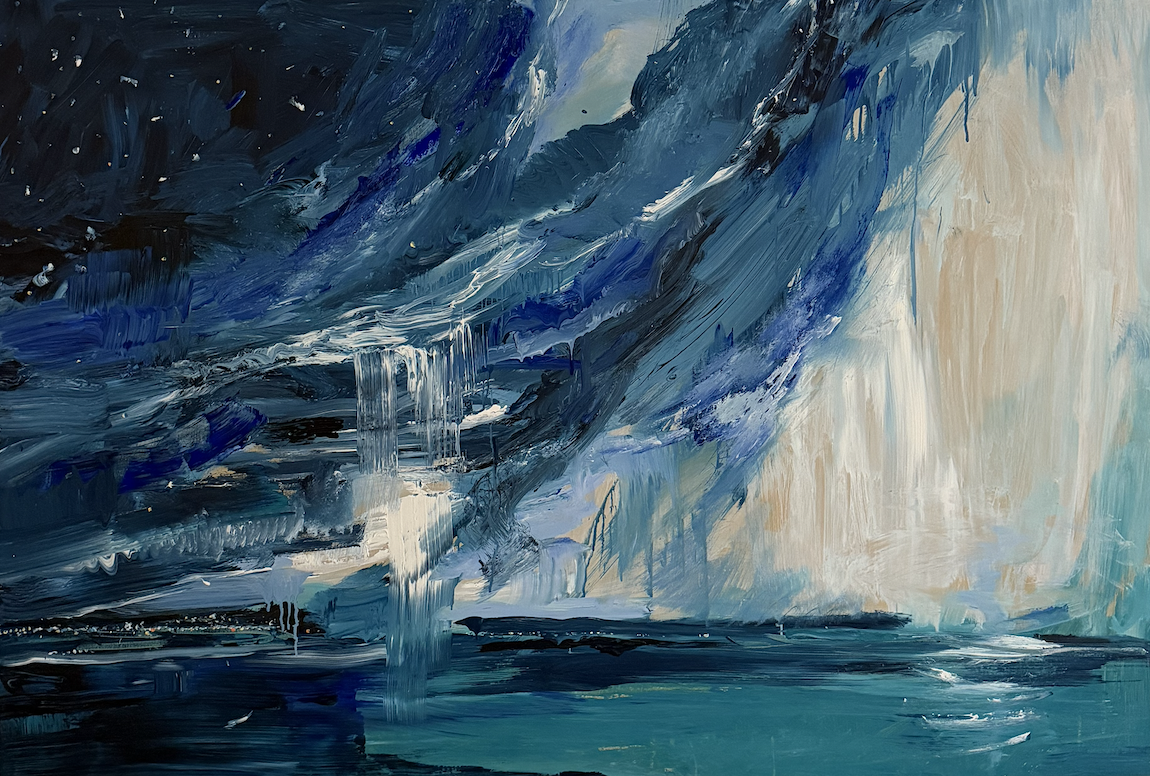 “Storm At Sea” - 182 x 122cm acrylic on canvas. $15,990 (Including Framing and Shipping) 
Enquiries
katewaddingtonart@gmail.com