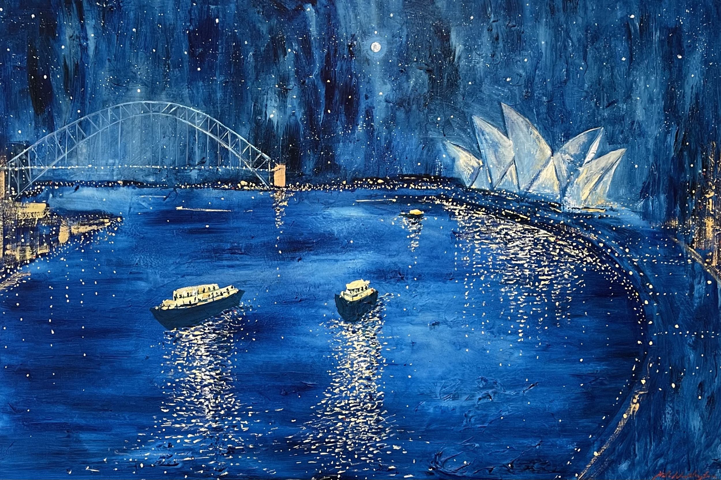 “Sydney Stunners” - 150 x 100cm acrylic on canvas. $9,990 (including GST, Shipping and Framing)
Enquiries
katewaddingtonart@gmail.com