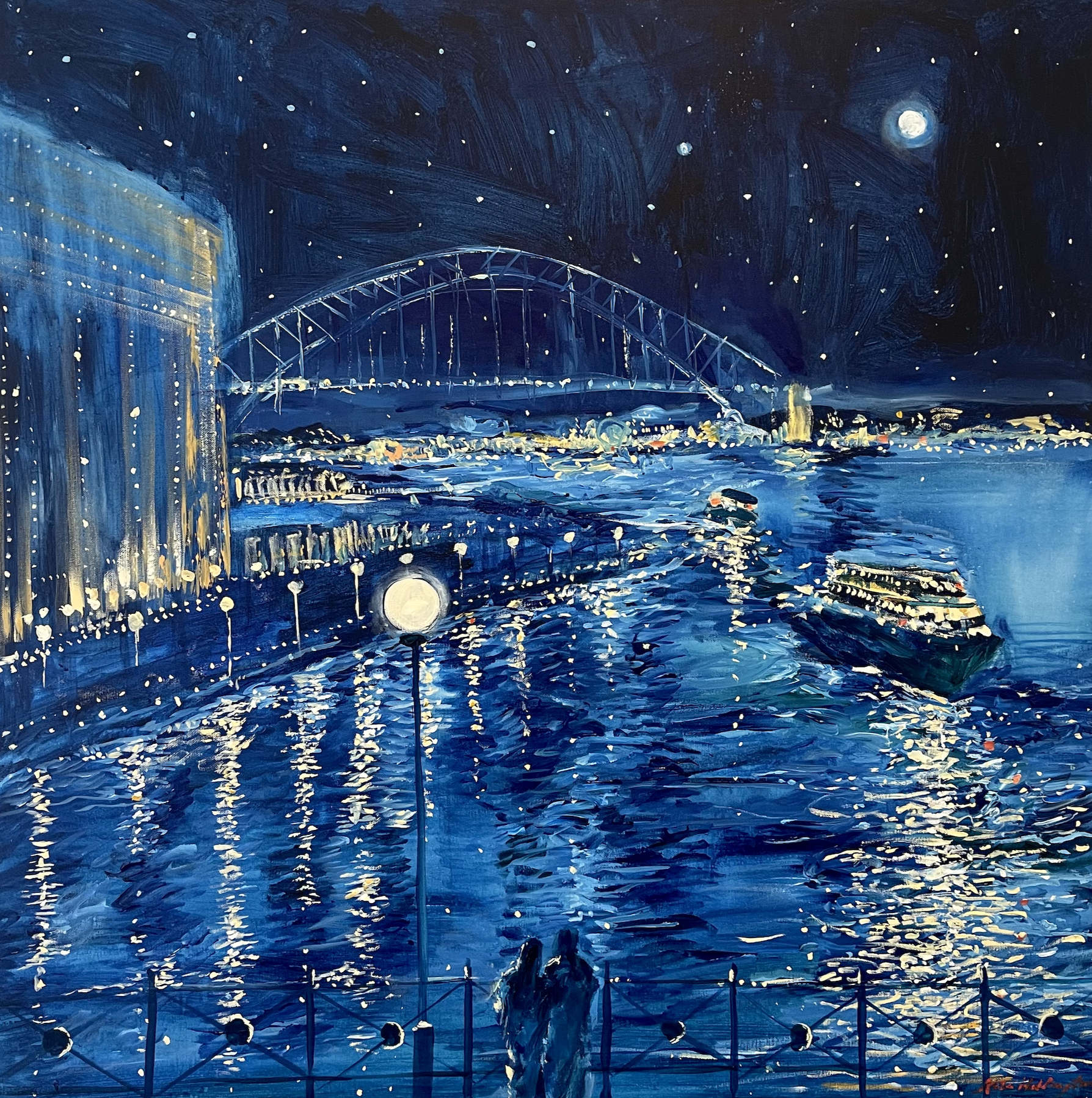 “The Quay To My Heart” - 91 x 91cm acrylic on canvas. Enquiries
katewaddingtonart@gmail.com