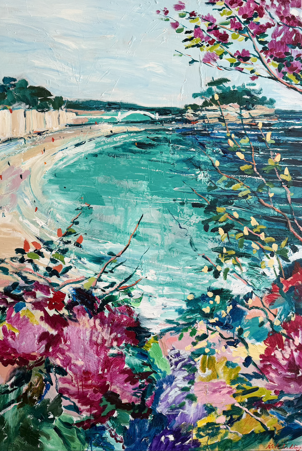 “Balmoral Beauties” - 100 x 150cm acrylic on canvas. $9,990 (Including Framing & Shipping) 
Enquiries
katewaddingtonart@gmail.com