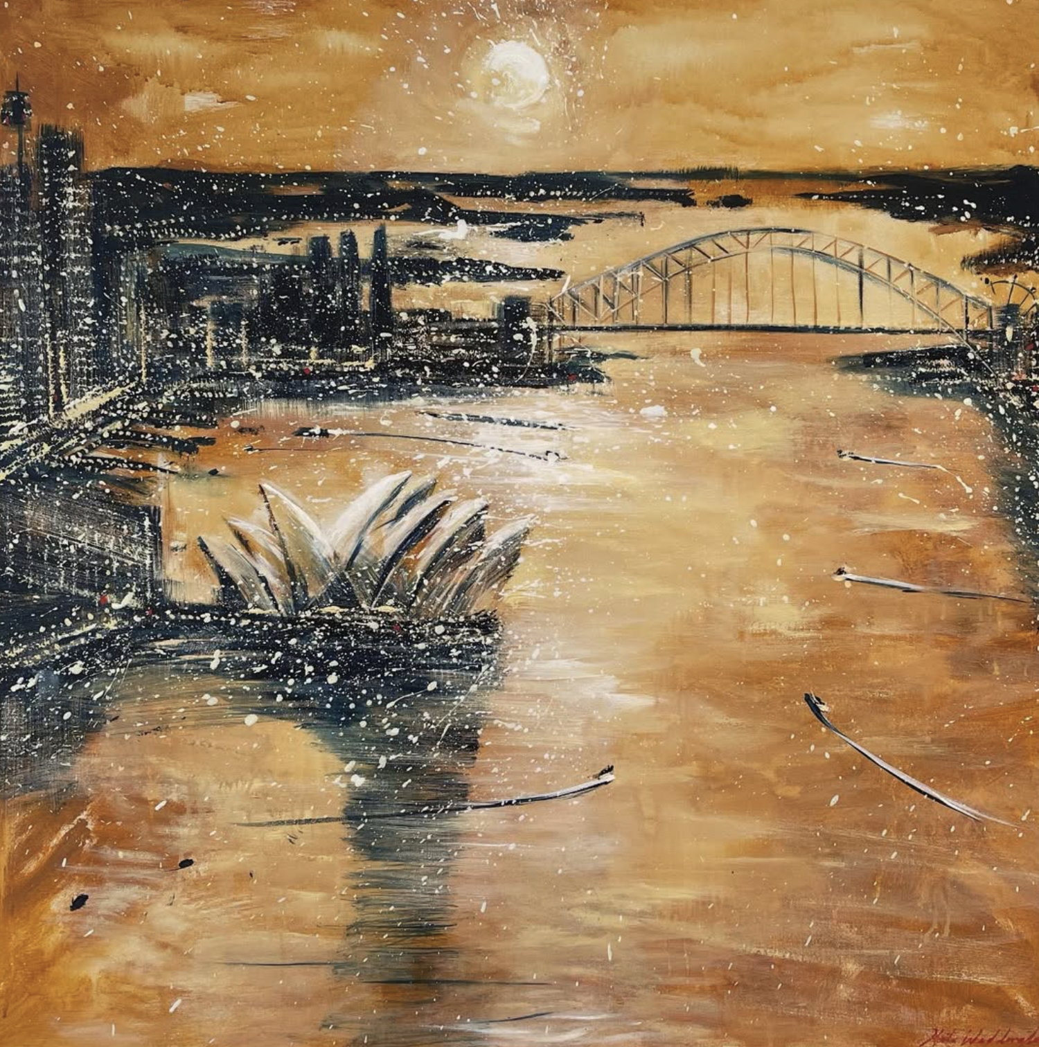 SOLD - ‘GOLDEN’ - $5,000.00 + GST & Shipping
91 x 91cm acrylic on canvas
email to commission
katewaddingtonart@gmail.com