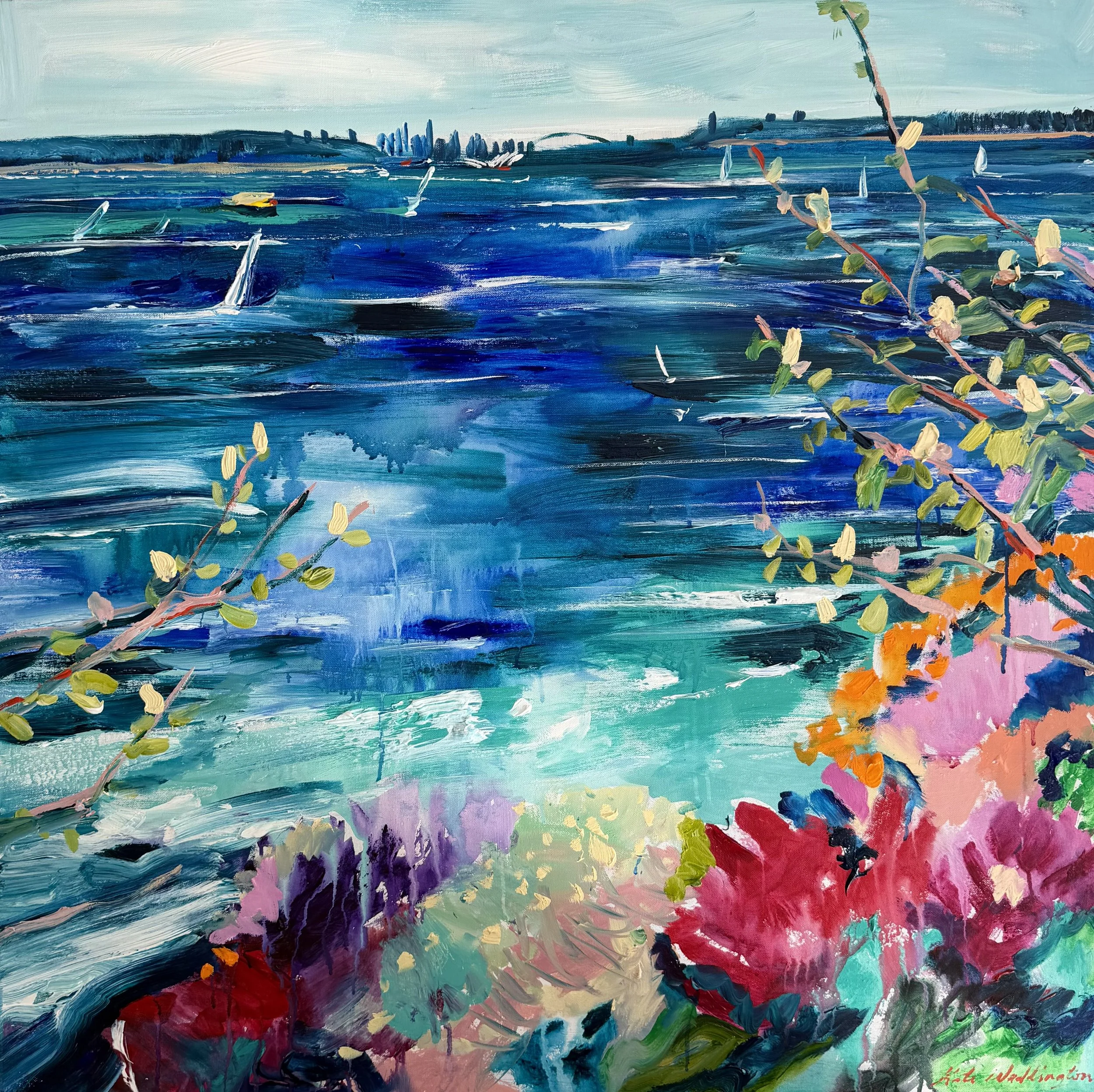 “You're So Pretty” - 100 x 100cm acrylic on canvas $5,990.00 (Plus Framing & Shipping) 
Enquiries
katewaddingtonart@gmail.com