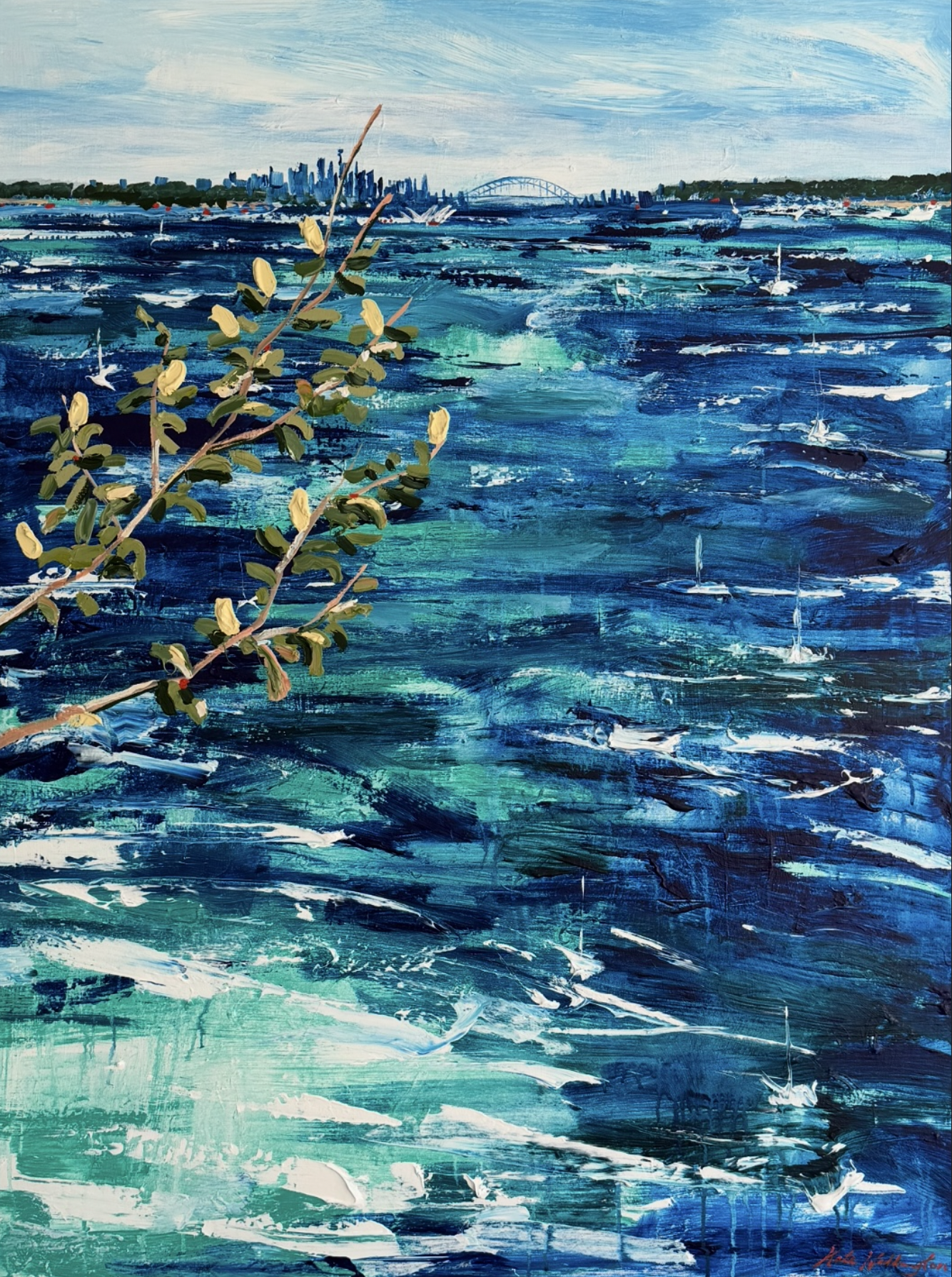 SOLD - COMMISSION - “Sydney Serenity” - 91 x 121cm acrylic on canvas $6,990.00 (Plus GST, Framing & Shipping)
Enquiries
katewaddingtonart@gmail.com