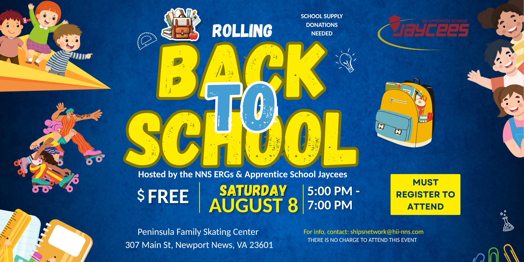 Jaycees Back To School Skate Party
