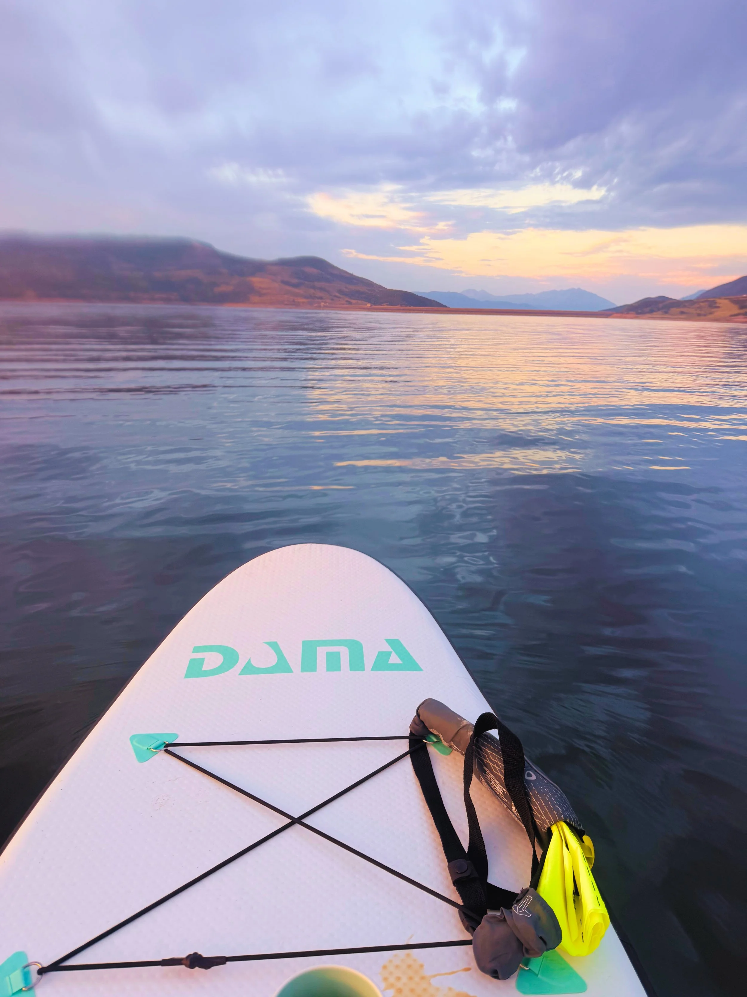 Sunrise over Jordanelle Reservoir near Park City vacation rental