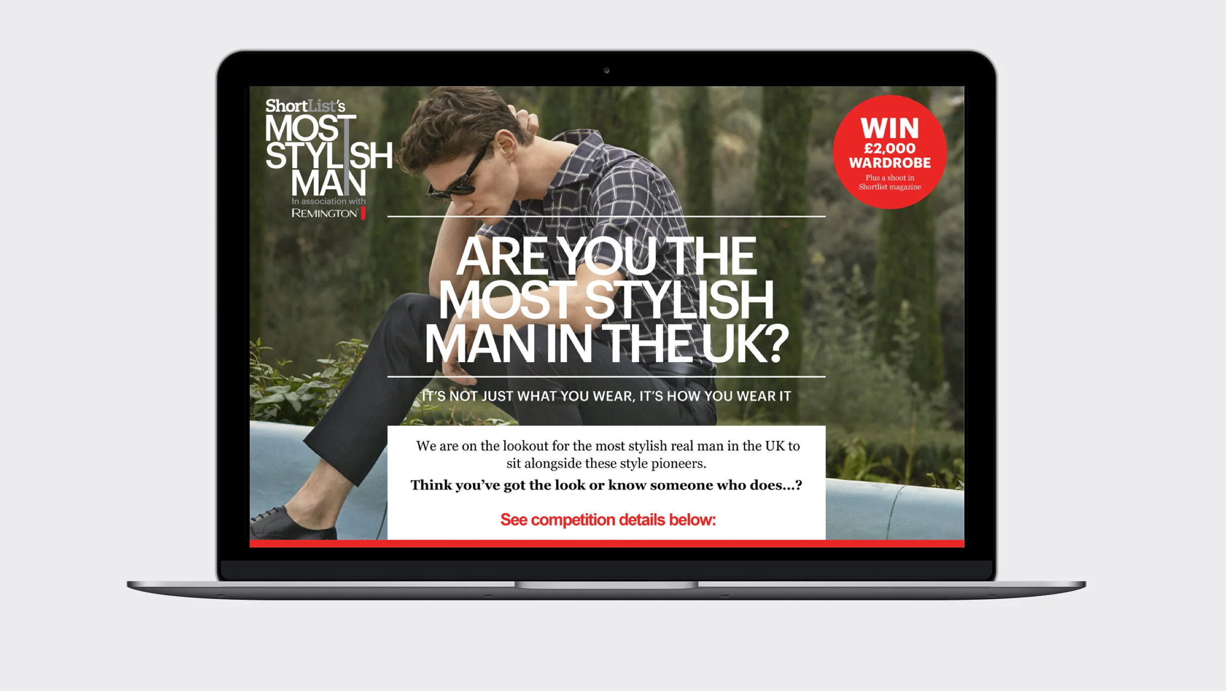 Shortlist x Remington & Reiss - Microsite & promotion