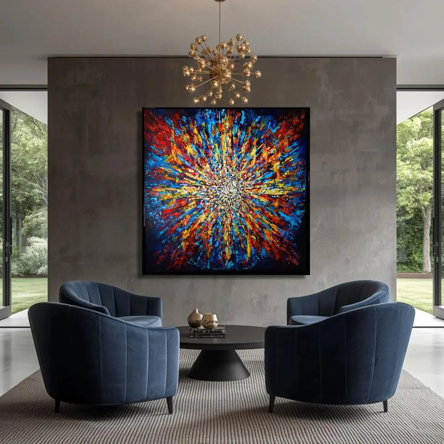 Big Bang - Le temps,  110 x 110 cm.

Un oeuvre qui parle de la toute premiere cr&eacute;ation et qui nous rappelle que nous portons cette &eacute;nergie en nous &agrave; chaque instant 💙

Big Bang est pour vous? Contactez-moi en Mp ou rdv sur mon si