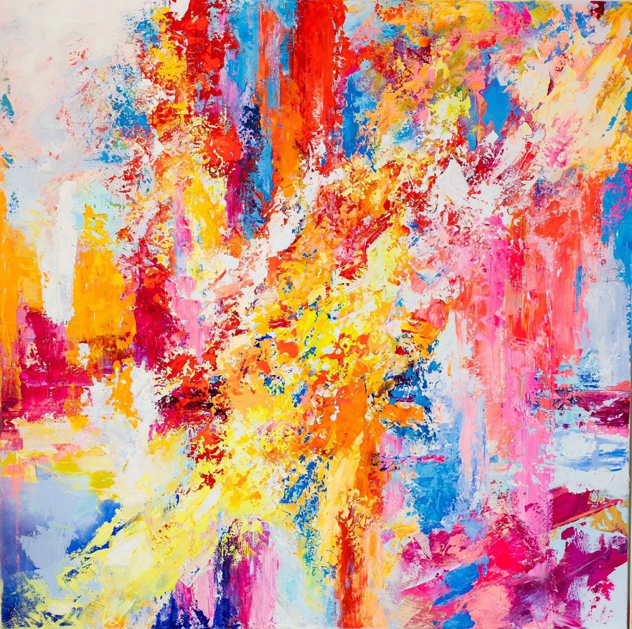 Cosmic Love 
140*140 cm 
vendu (collection privée)