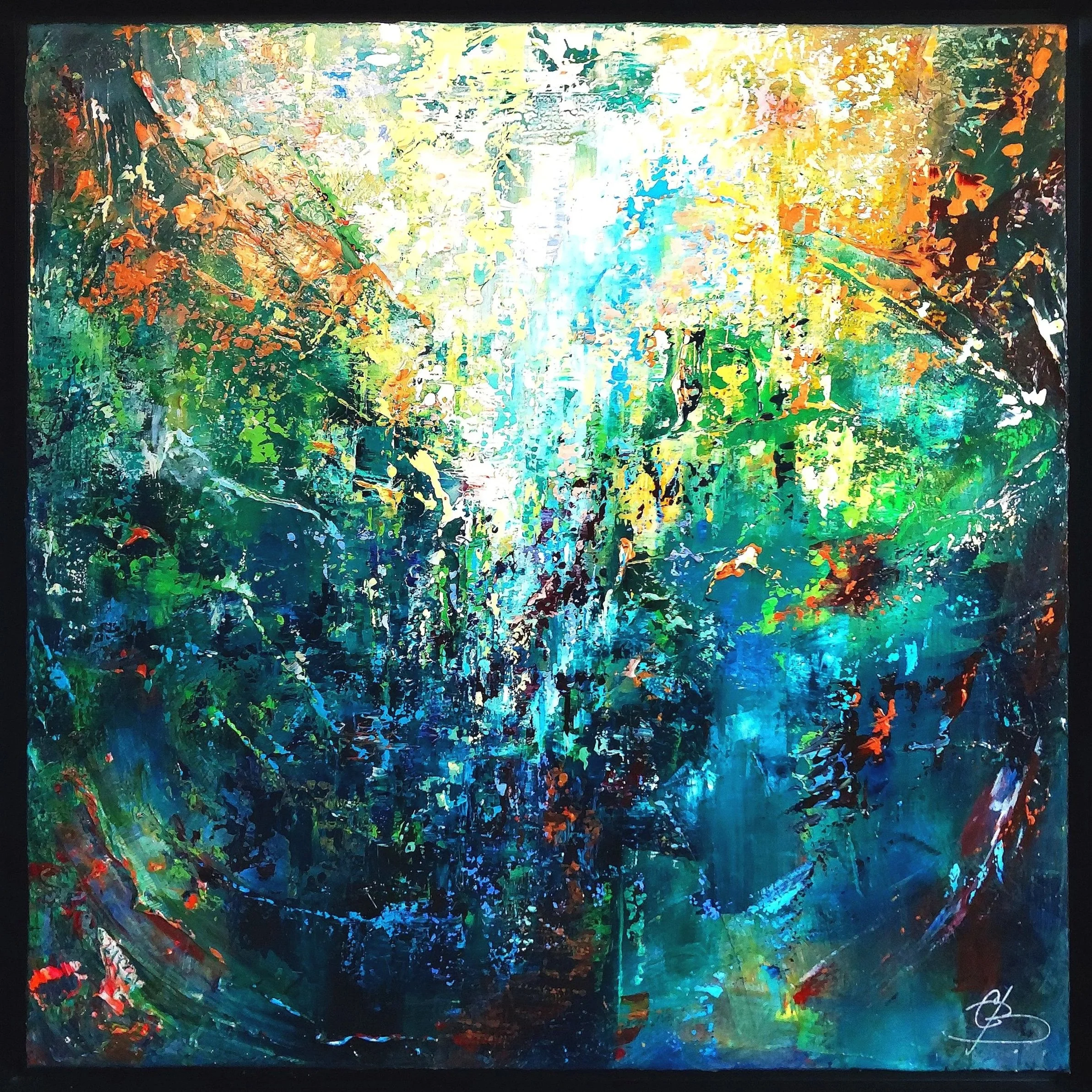 "Mercure" VENDU
100*100 cm
Acrylique sur Toile
