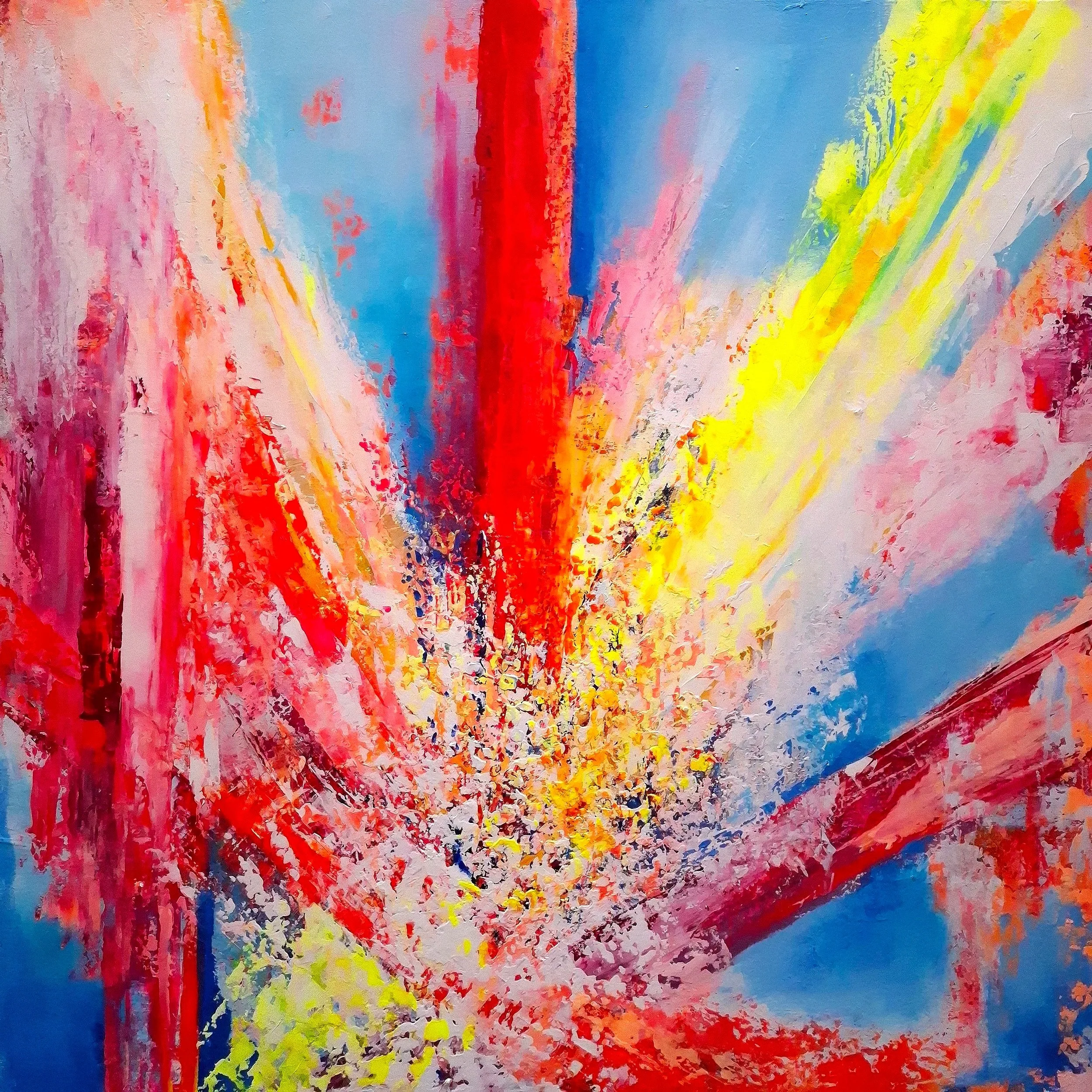 Cosmic Love - Extase
120*120 cm
Technique Mixte