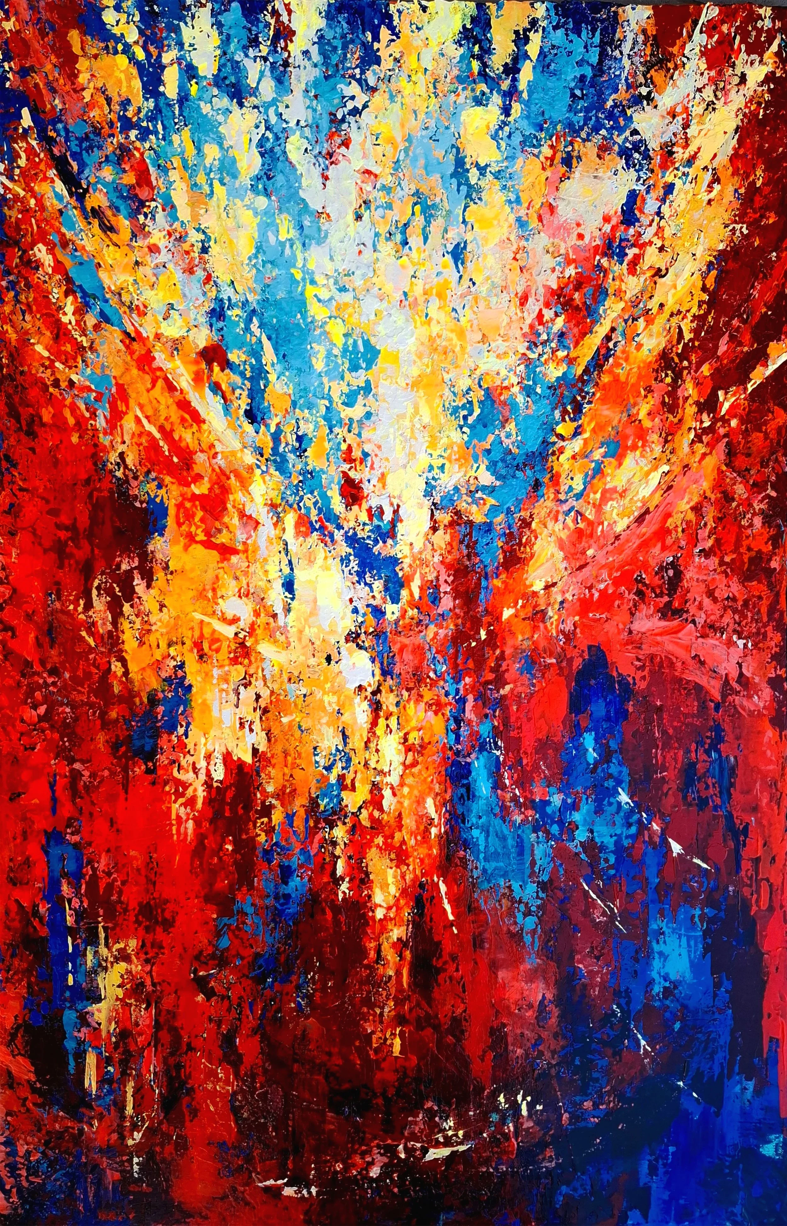 Helios - L'envol
65*100 cm
Technique Mixte