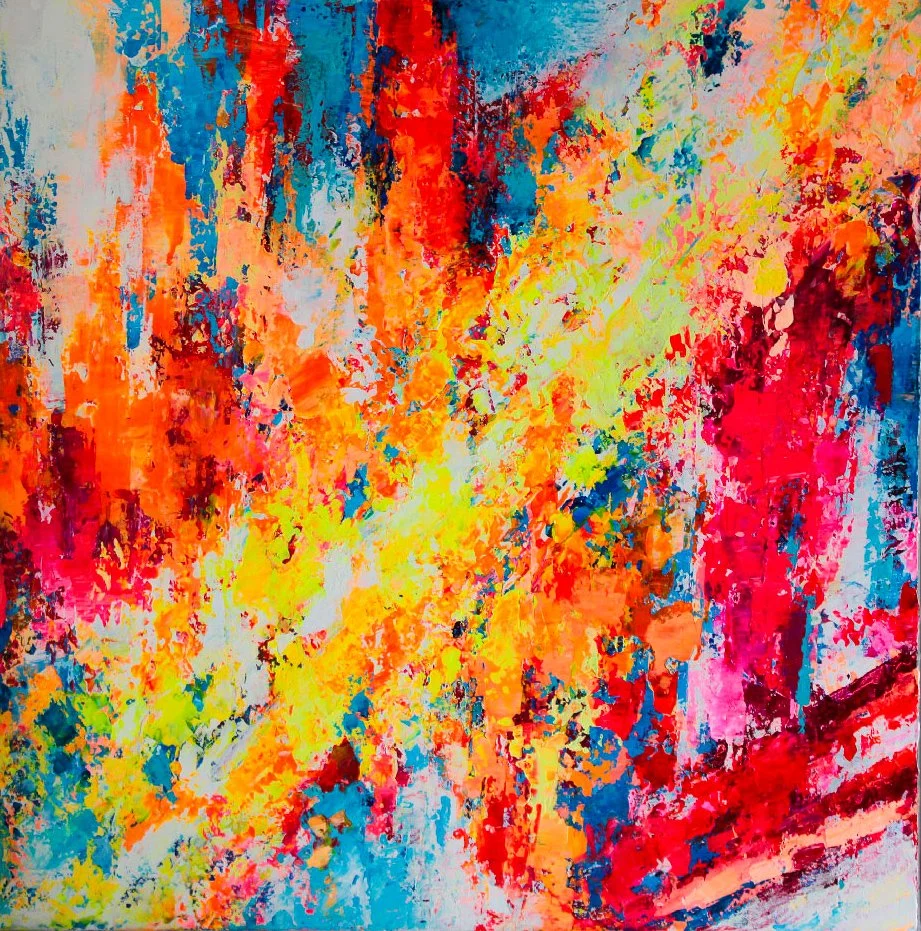 Cosmic Love - Renaissance
88*88cm
Technique Mixte