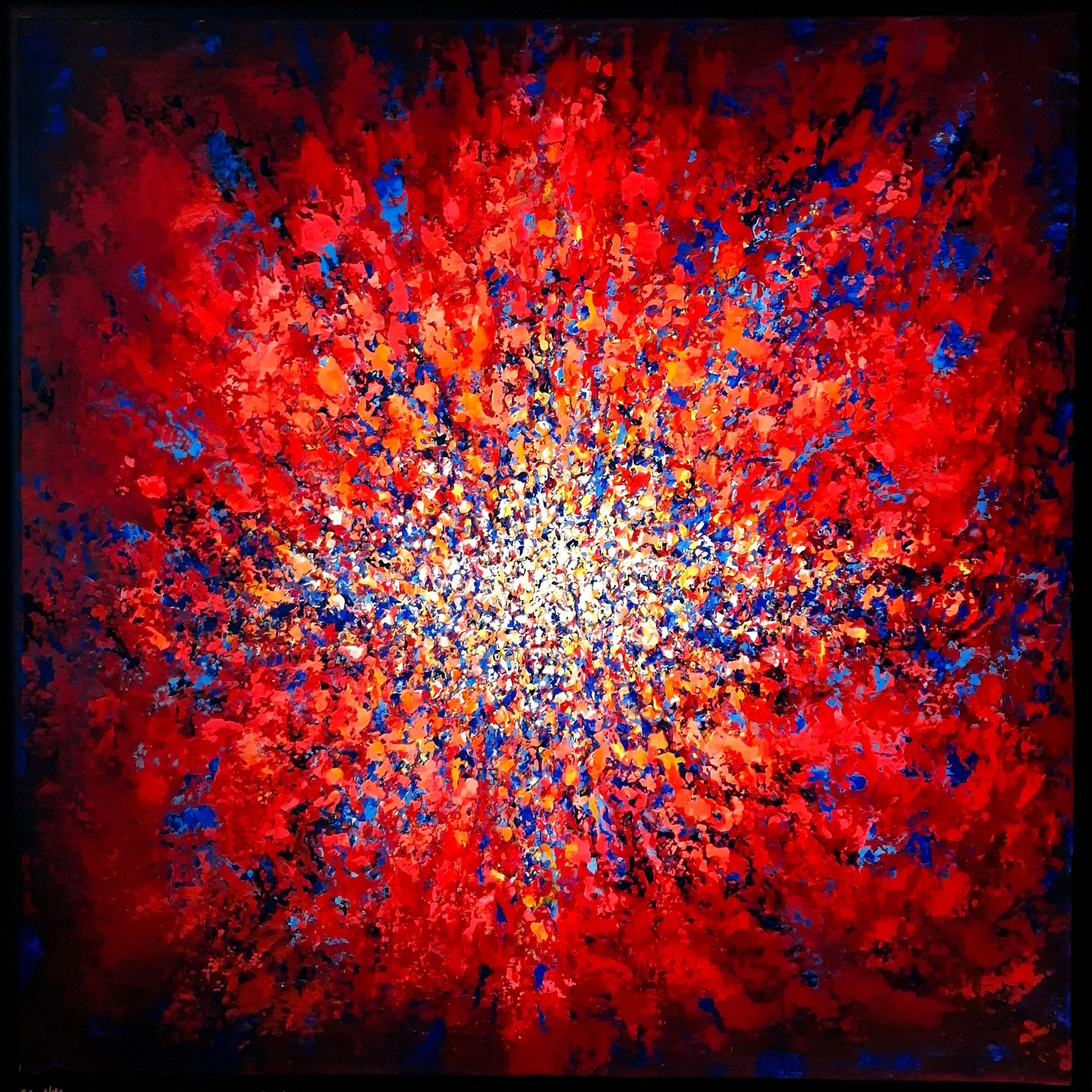 Orion - Naissance 
100*100 cm
Technique mixte