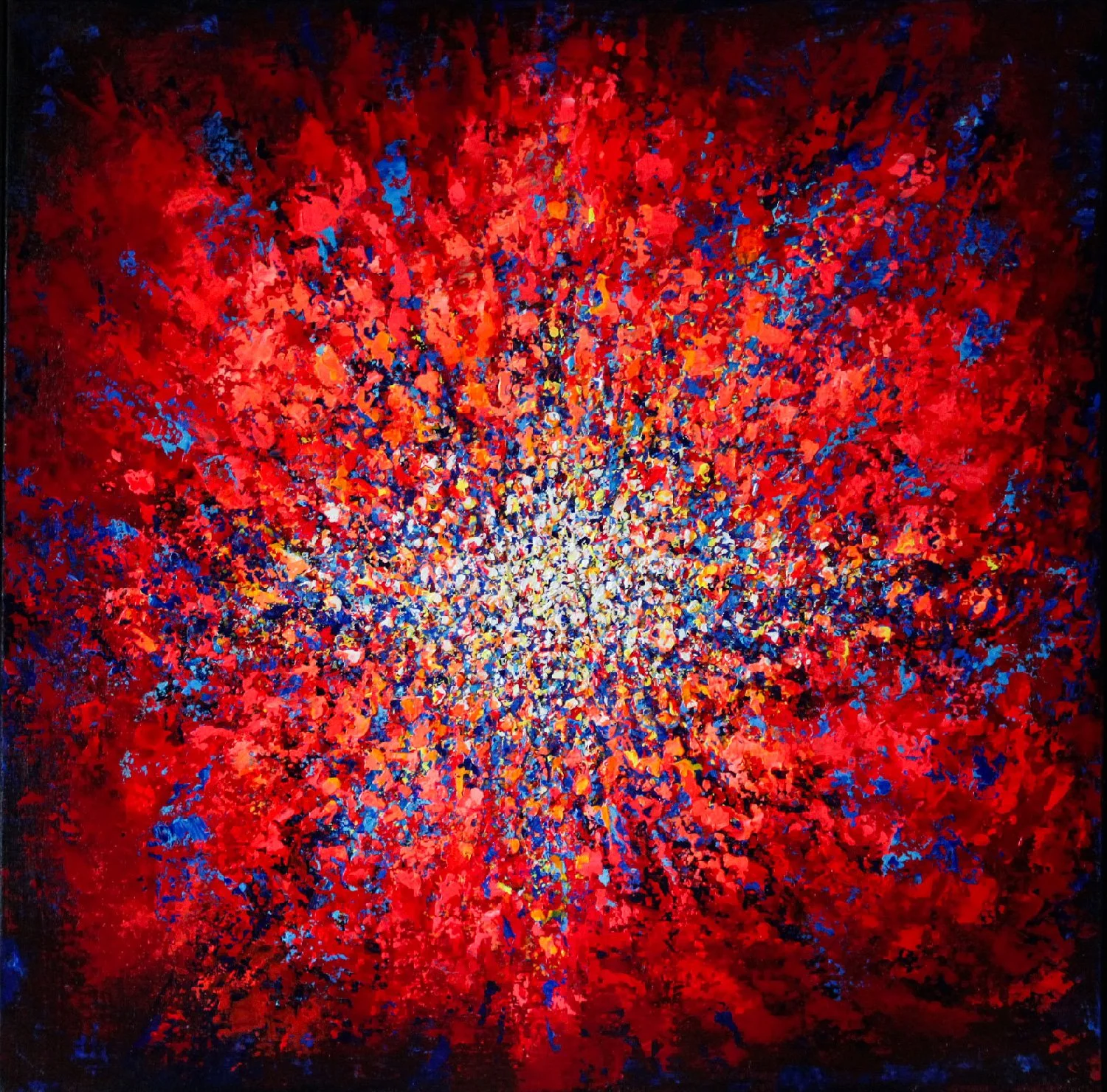 Orion - Naissance 
100*100 cm
Technique mixte