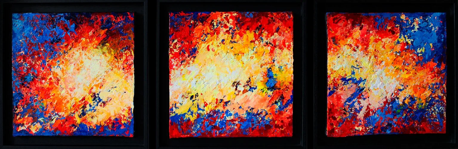 Helios Triptyque 
30*30 cm *3