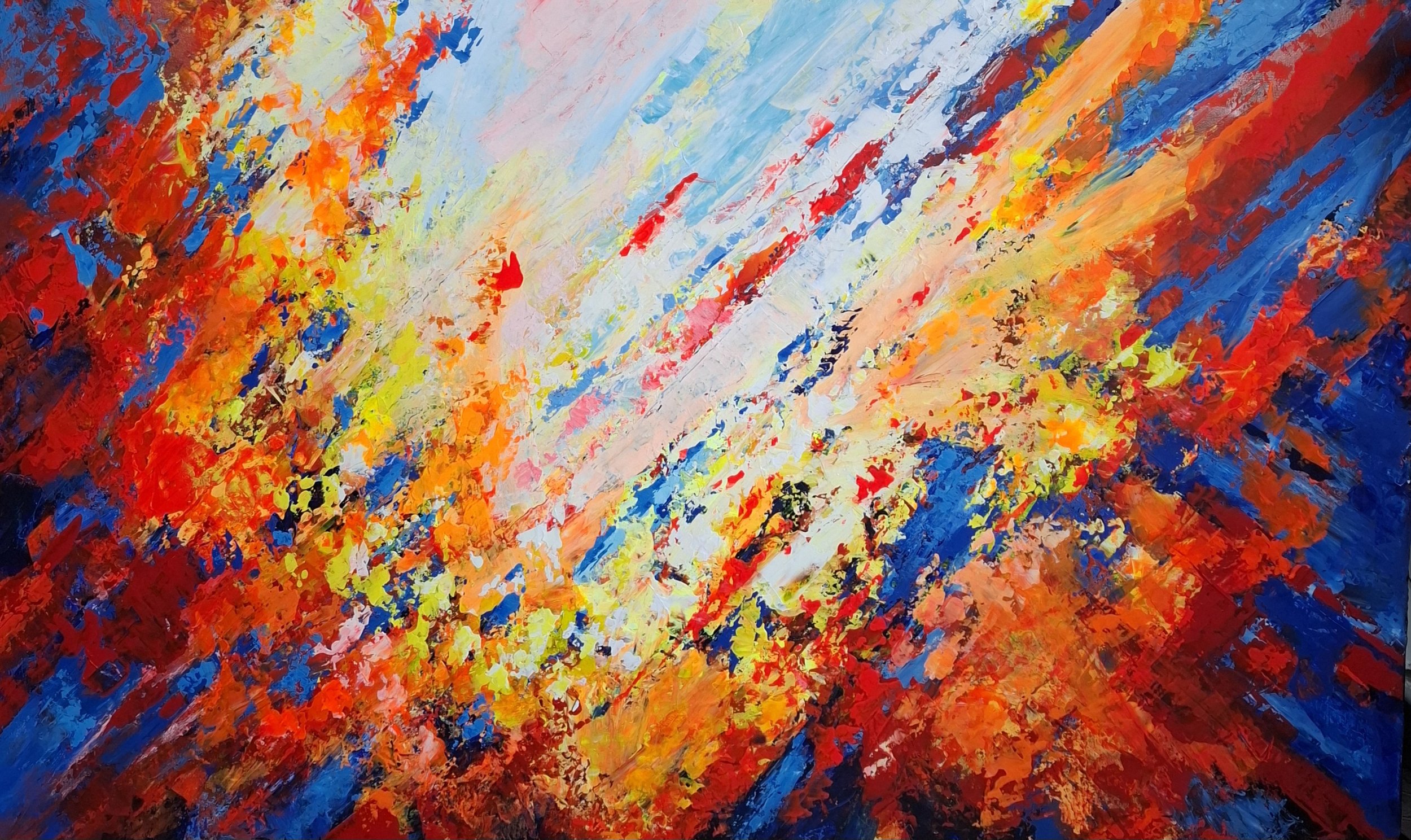Helios- vendu
80*130 cm
Acrylique sur Toile
