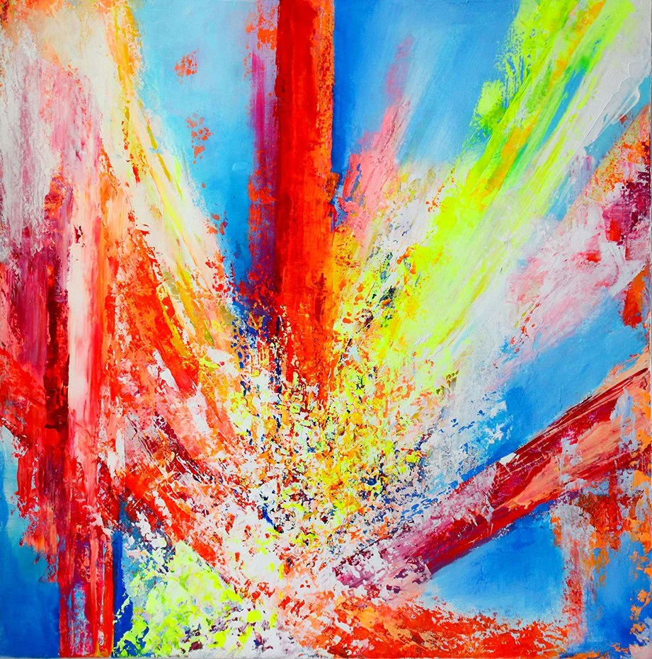 Cosmic Love - Extase
120*120 cm
Technique Mixte