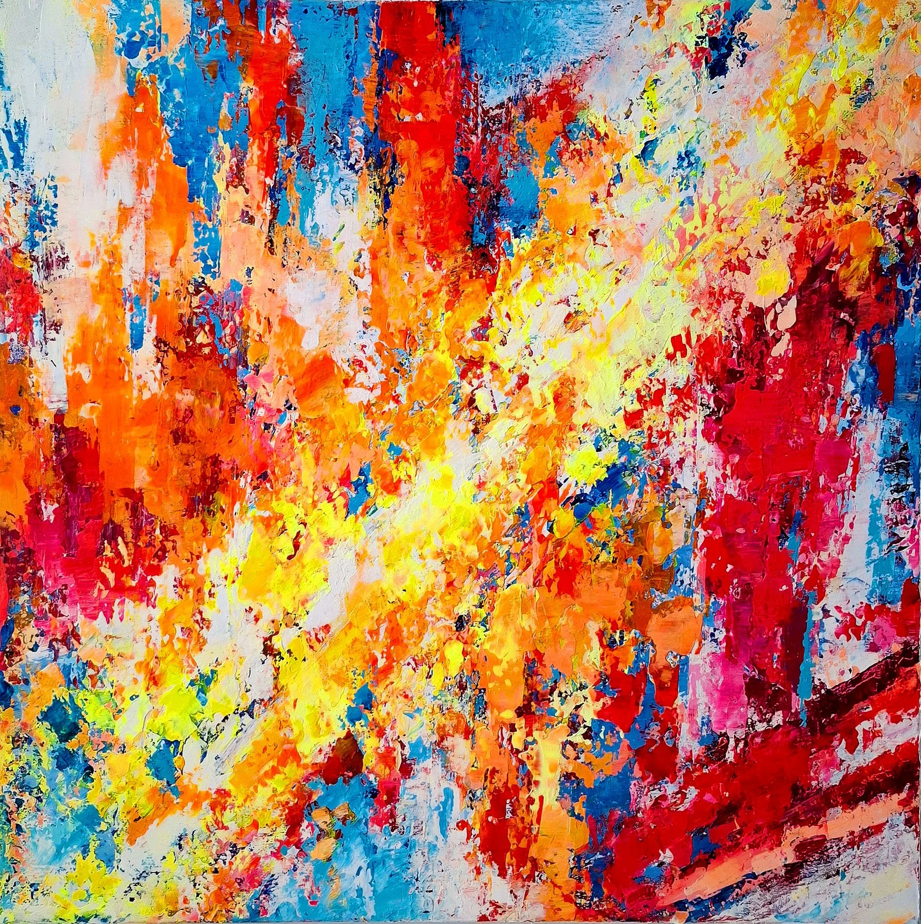Cosmic Love - Renaissance
88*88cm
Technique Mixte