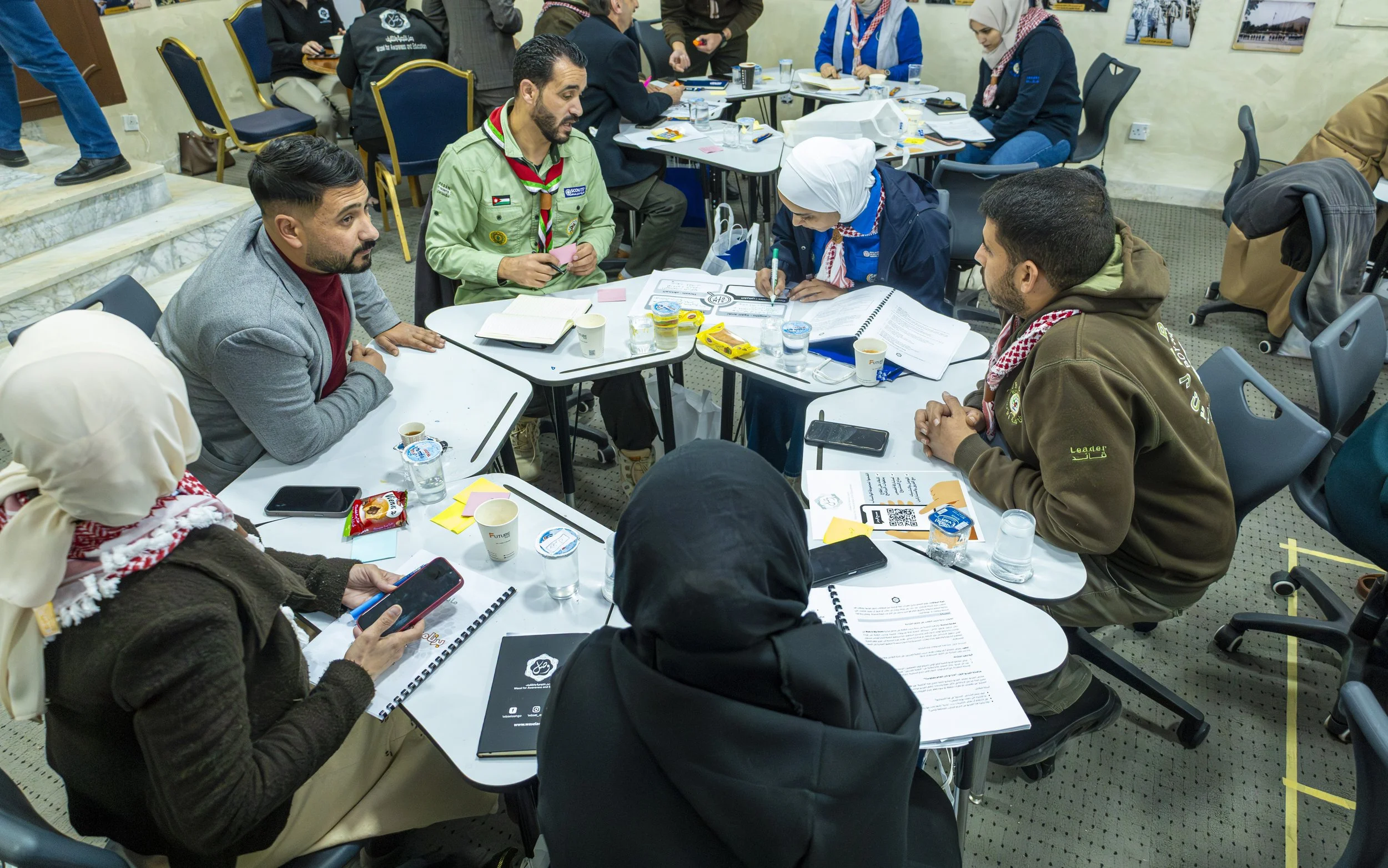 مديرية تربية لواء الموقر تشارك في برنامج تدريب المدربين TOT ضمن مشروع "شبك وبادر"