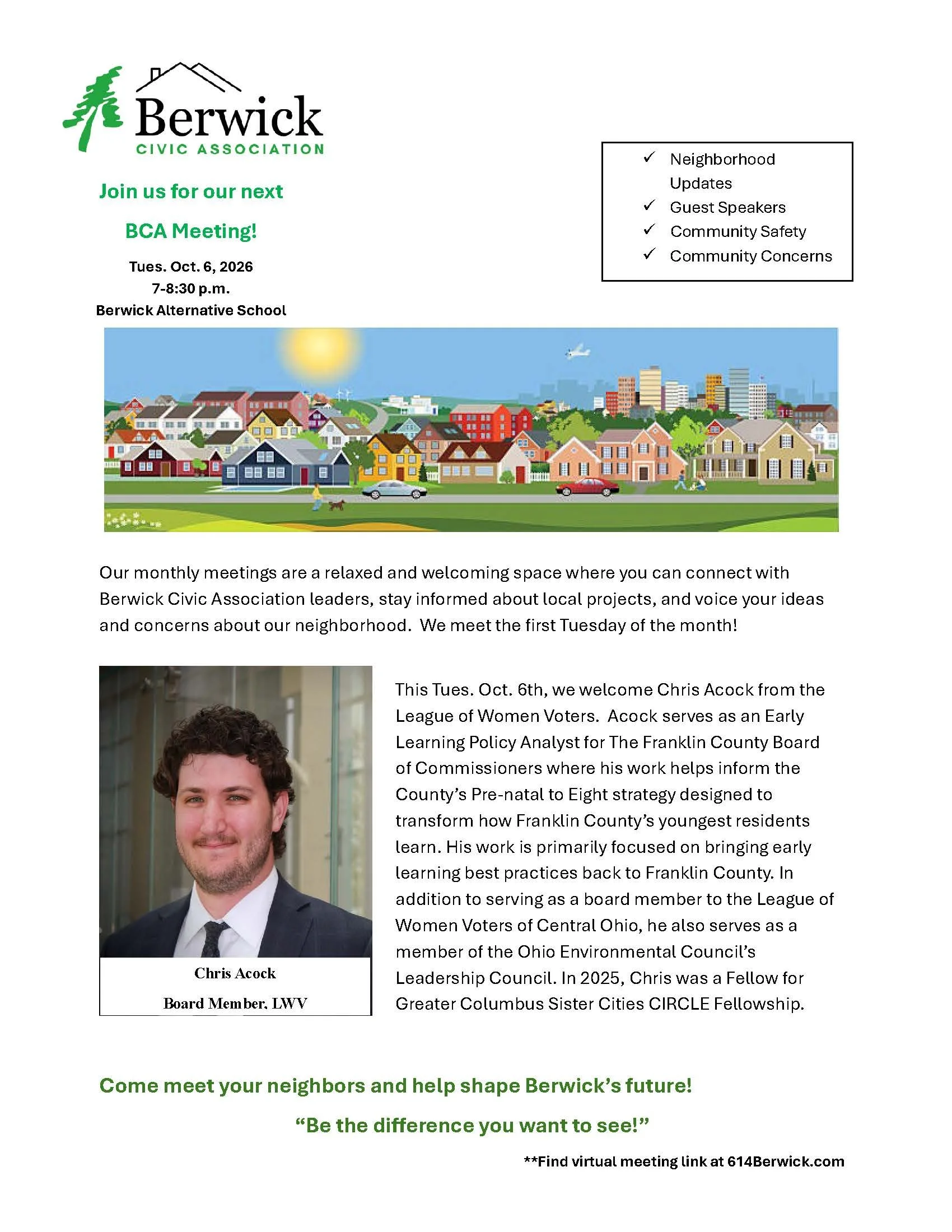 Oct. 6th Speaker