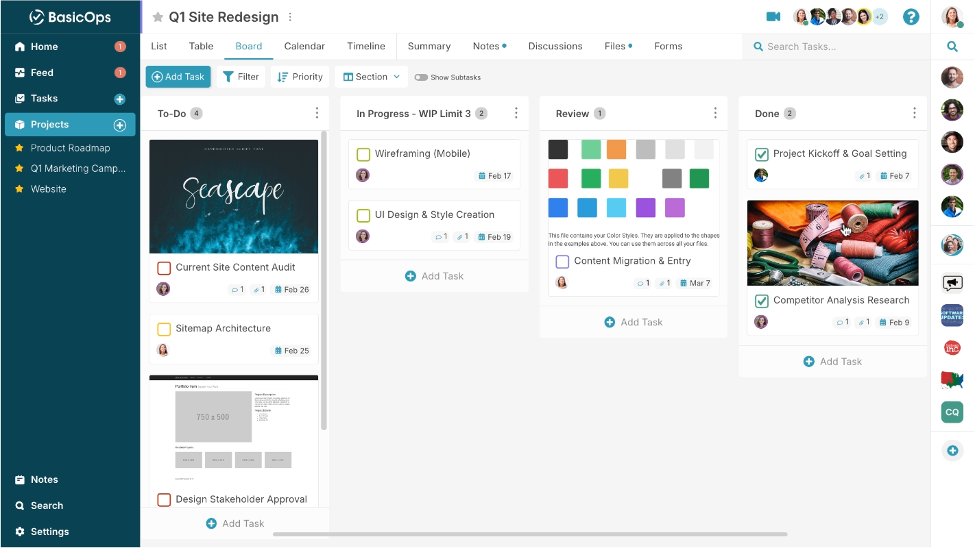 Basicops Kanban Board