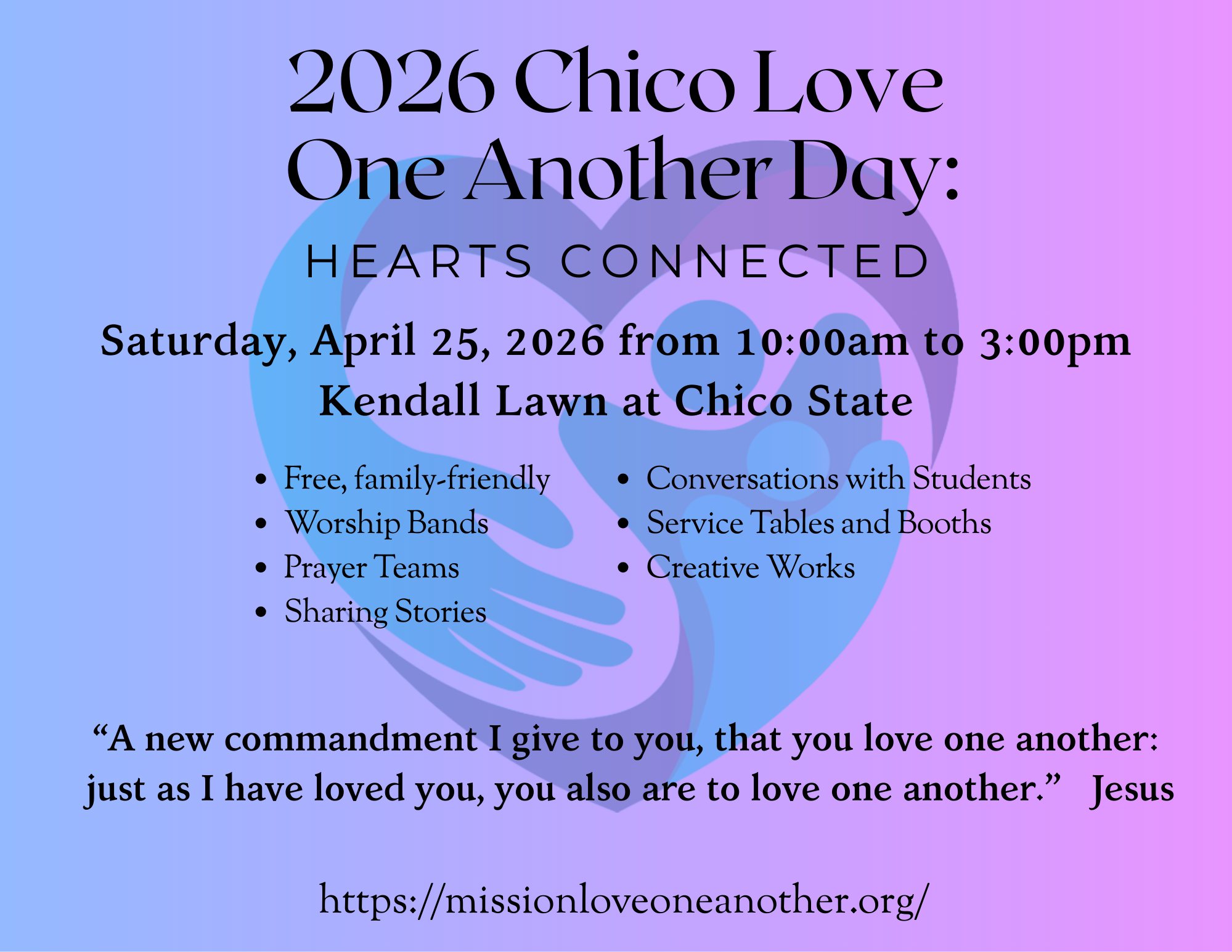 Chico Love One Another Day