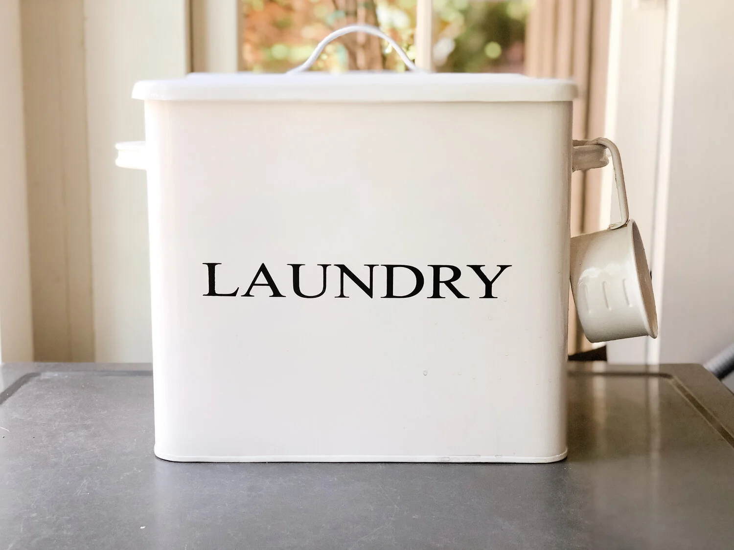 My back porch laundry room