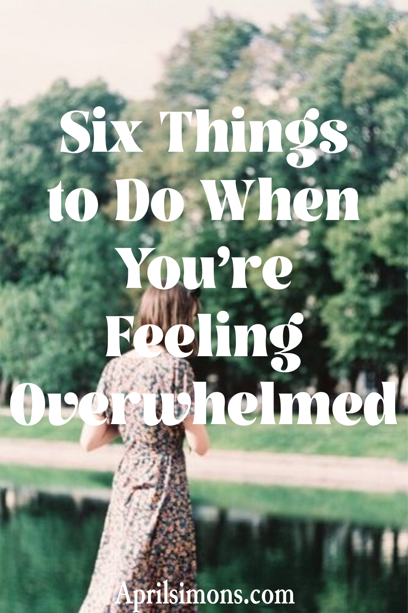 Six Things to do When You’re Feeling Overwhelmed
