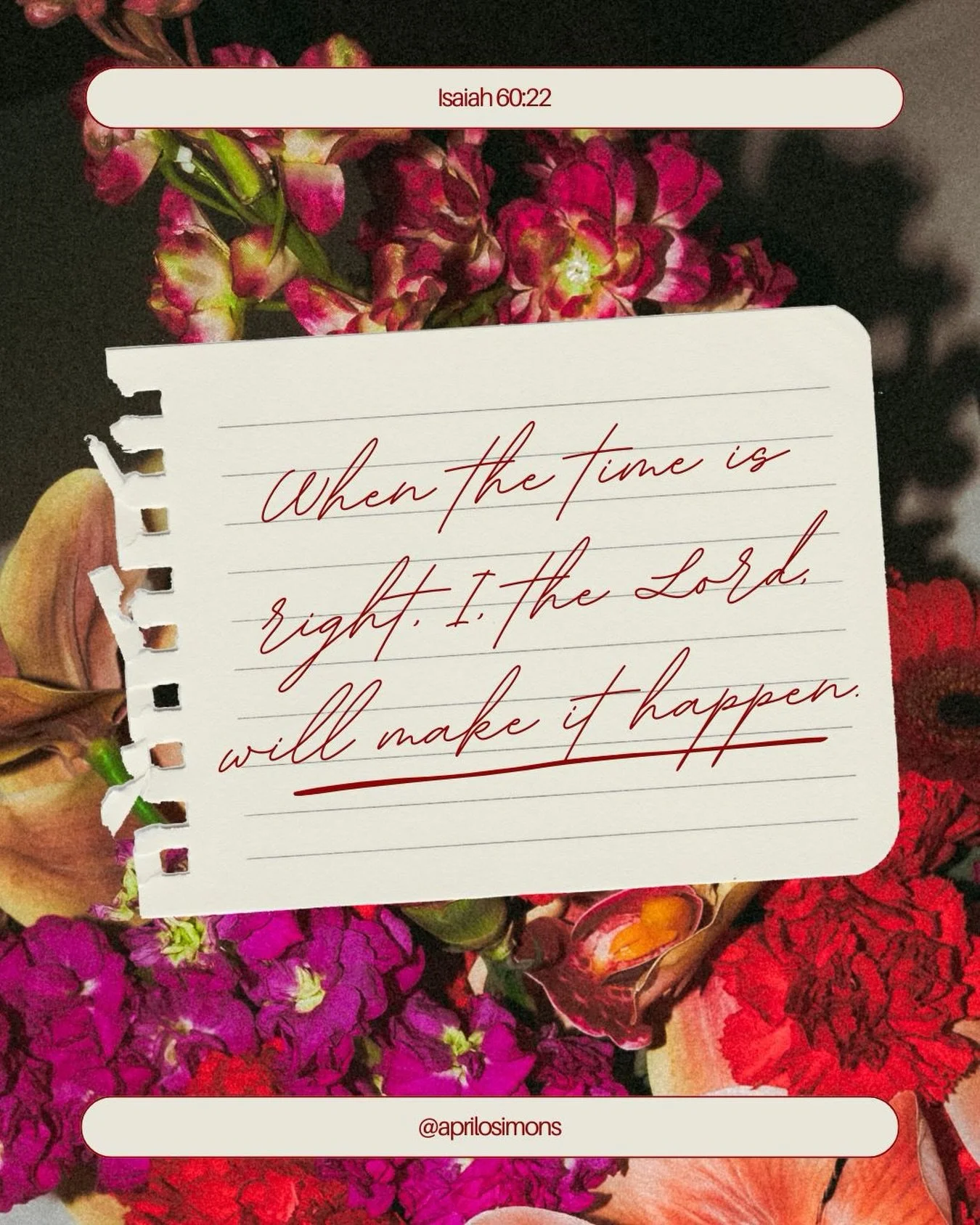 He is Faithful to His Promises&hearts;️