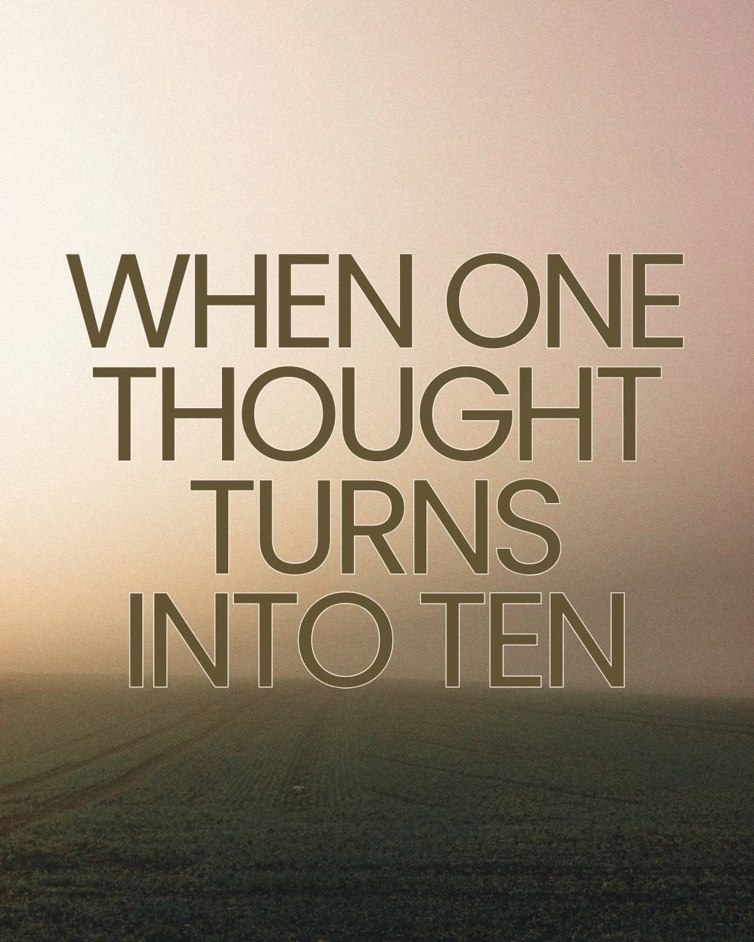 Not every thought needs your attention.

Full video is up on YouTube.