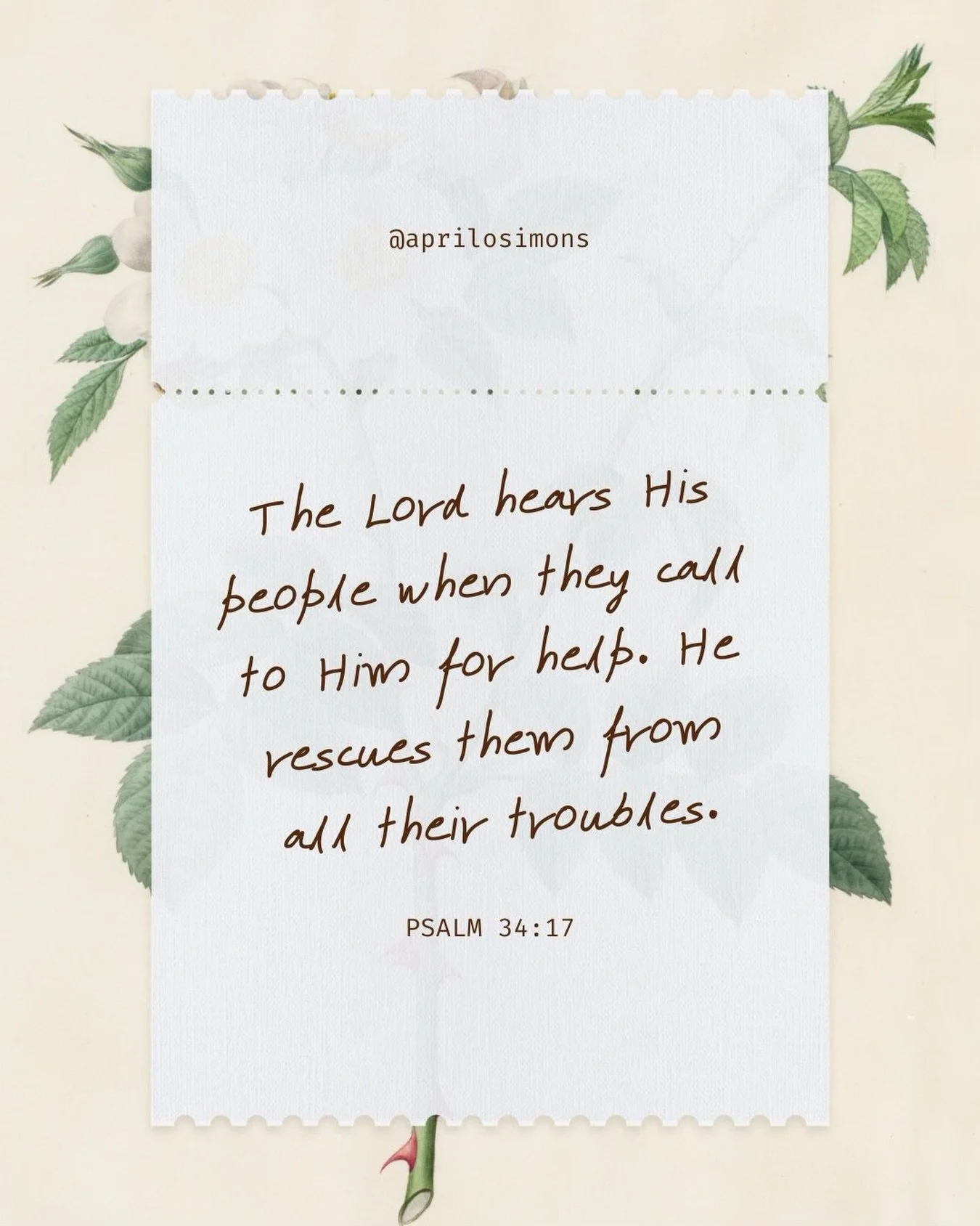 Sometimes all you need to know is that someone is listening.
God isn&rsquo;t waiting for you to have the right words or the right faith level. He hears His people when they call. And He doesn&rsquo;t just hear, He rescues. From all their troubles.
Th