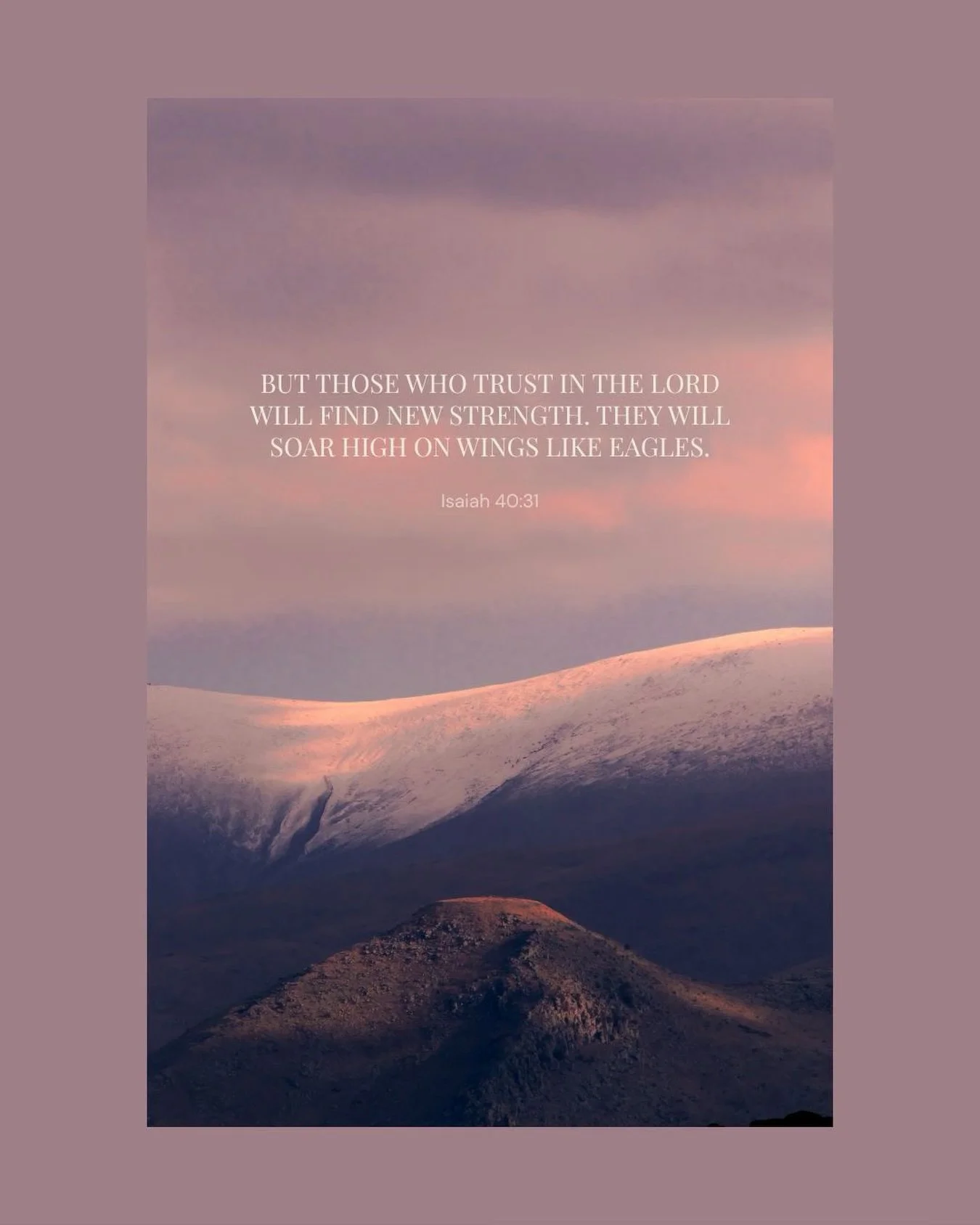 His strength never runs out.