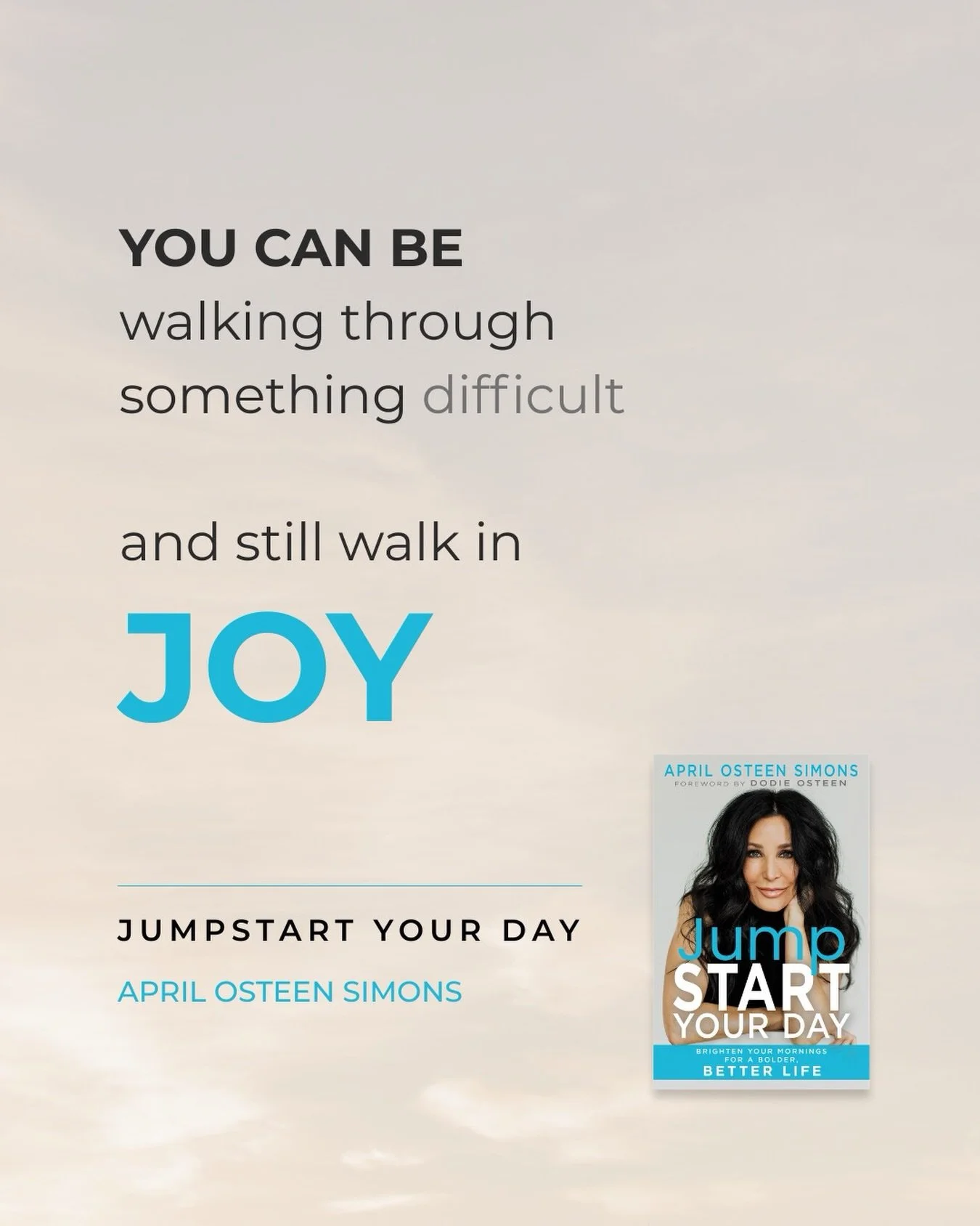 You can be walking through something hard and still walk in joy. This is exactly why I wrote Jumpstart Your Day.

90 days. One simple rhythm. A way to start your morning that actually changes how the rest of your day goes no matter what you&rsquo;re 