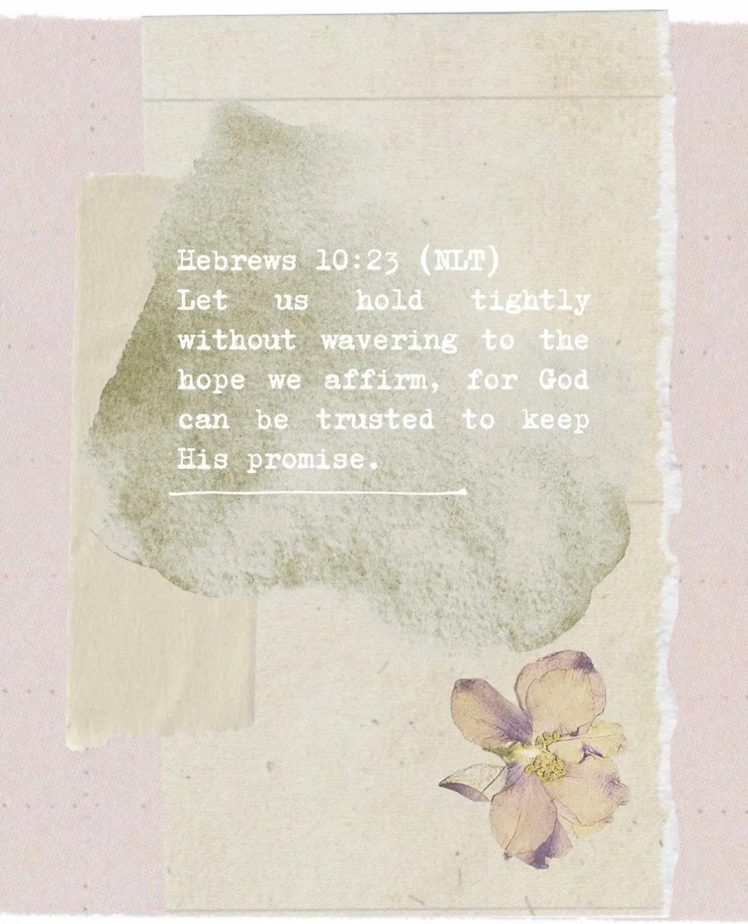 He is Faithful to His Promises.💕
