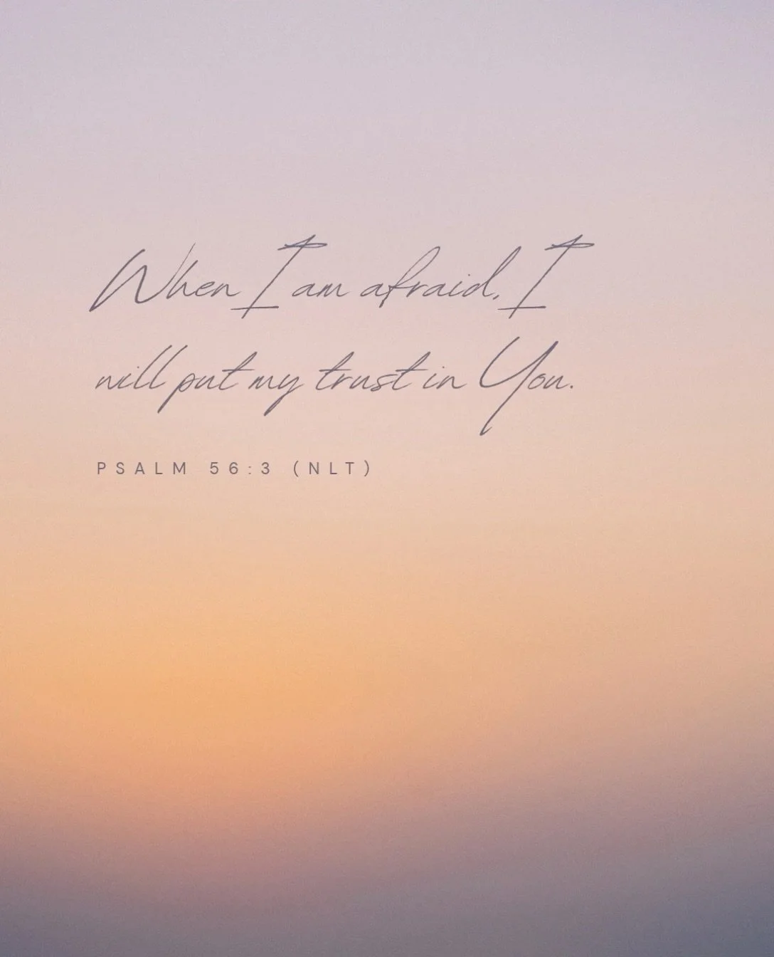 Fear will show up sometimes, but it doesn&rsquo;t get the final say. Whatever you&rsquo;re facing today, you can choose to trust God with it.