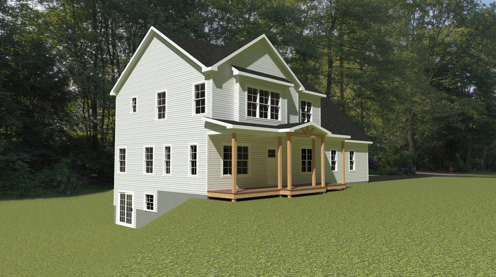 Custom Home Rendering