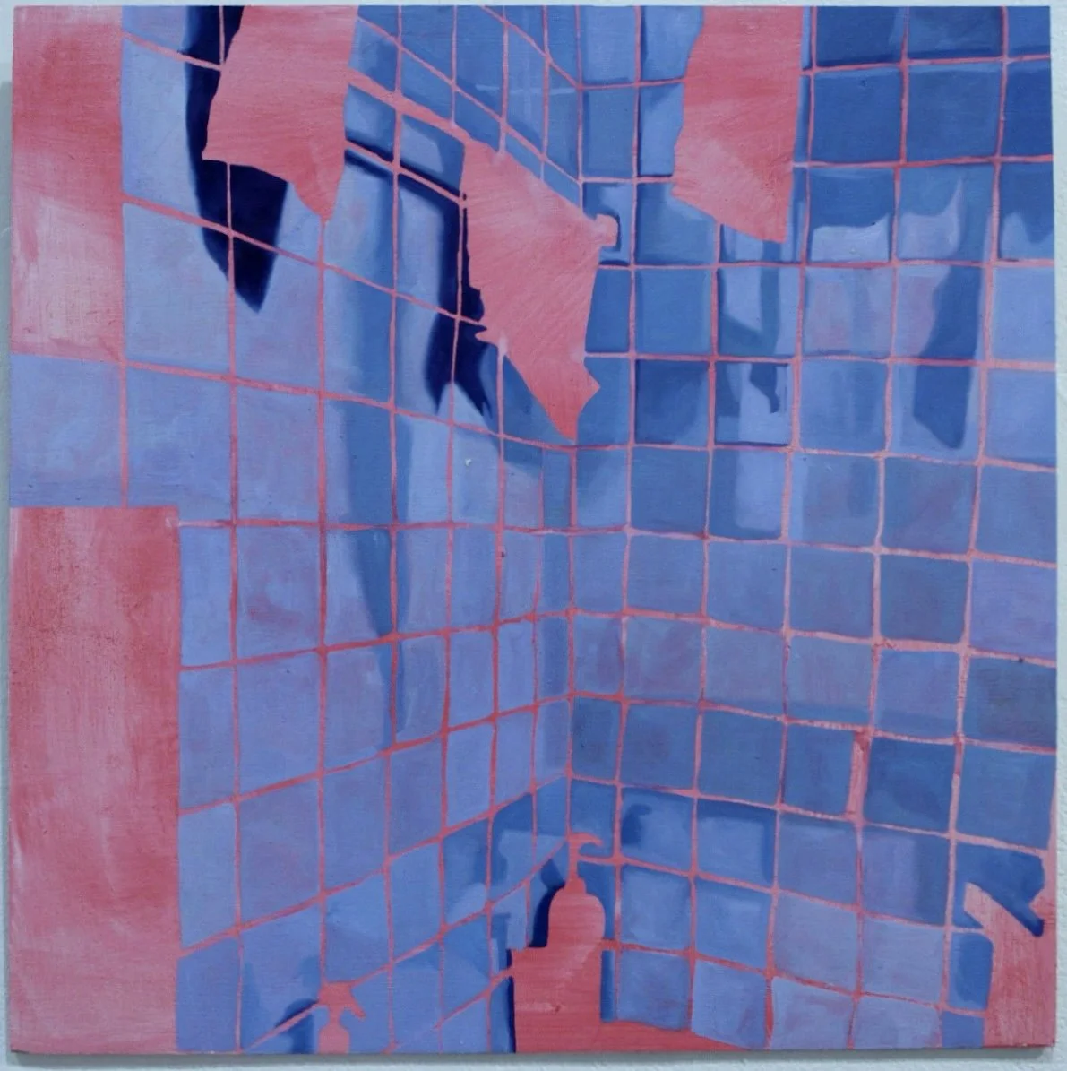 Household Languages, 2025  
Oil on wood 
24” x 24” 
