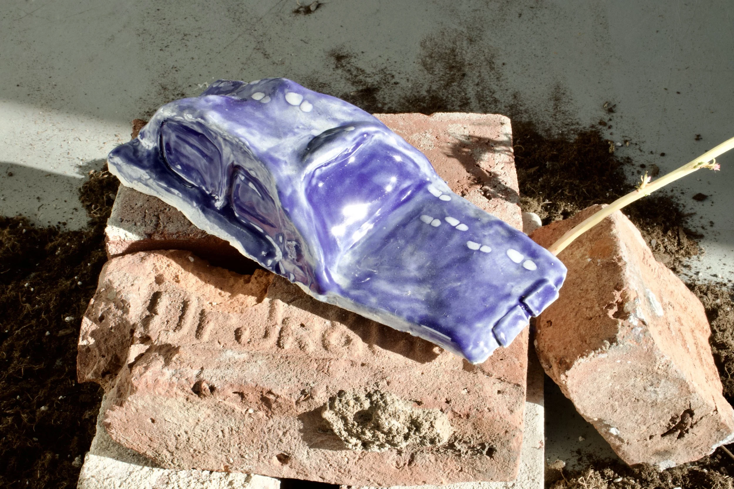 Carried to the Car 
2025
Ceramic, bricks 
