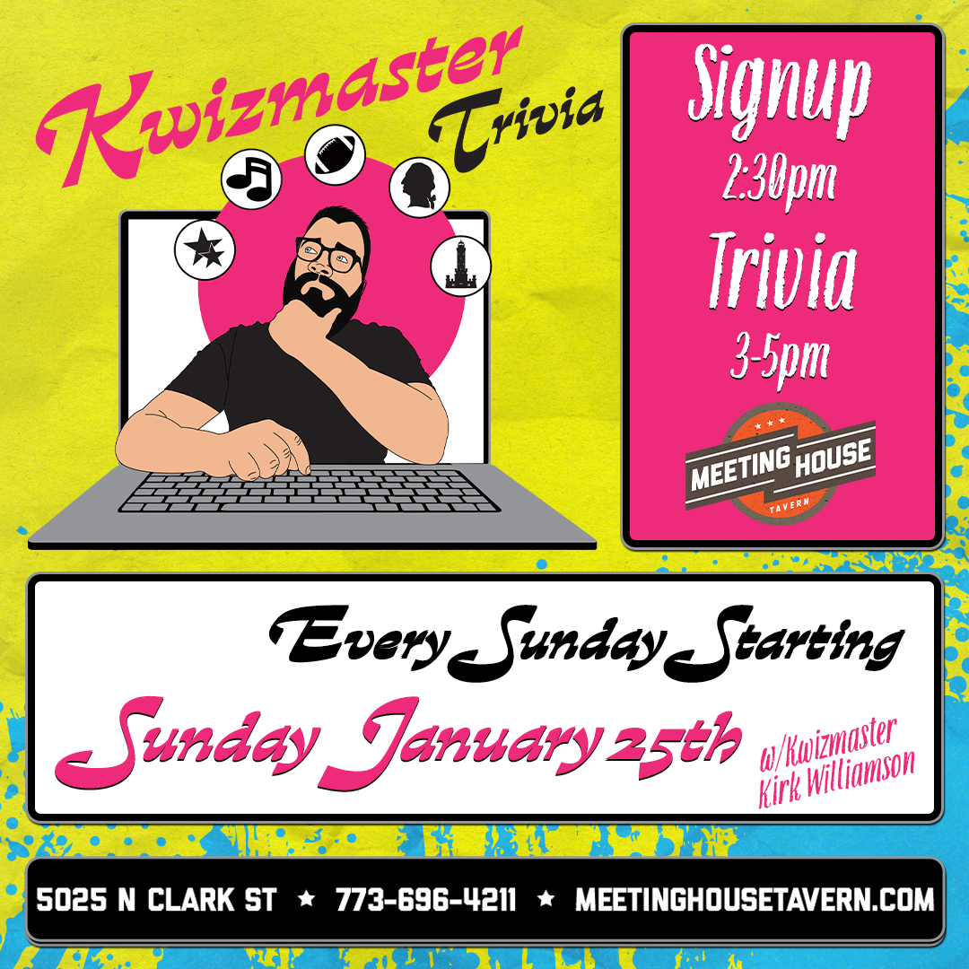 KWIZMASTER TRIVIA Is Now At Meeting House Tavern!