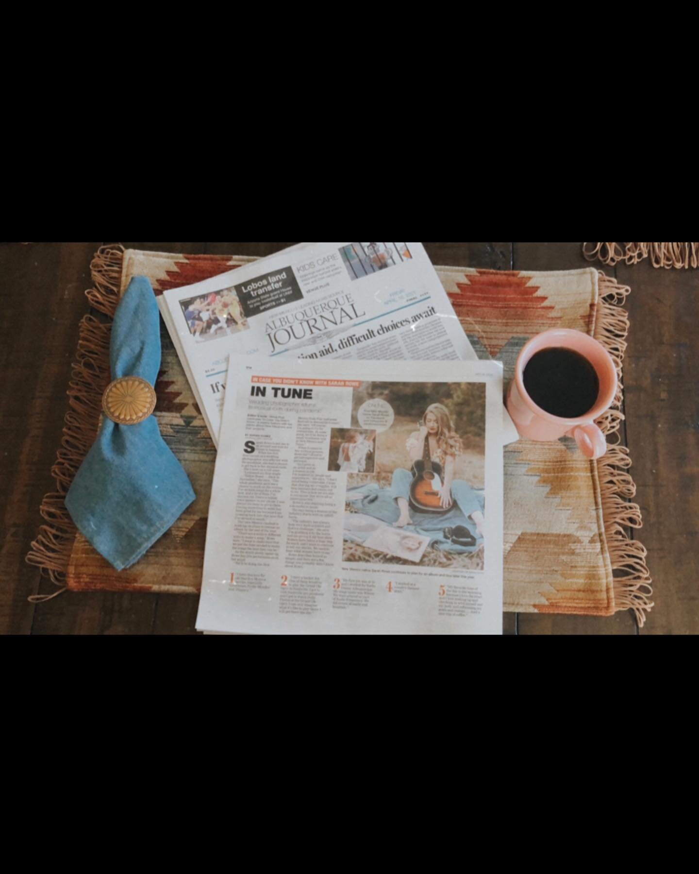 &ldquo;My favorite time of the day is the morning, because I love the reset. I like waking up and checking in with myself, my body, and refocusing my goals and energy...... &amp; A nice cup of coffee.&rdquo; - (Albuquerque Journal) Section: V14 
&bul