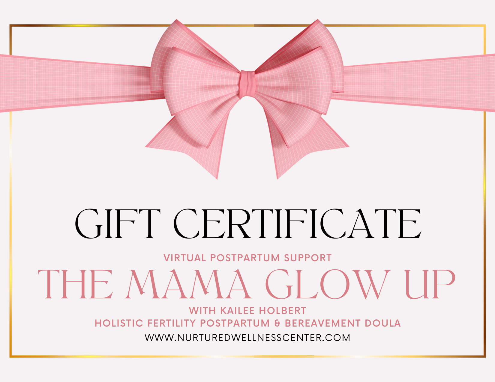 The Mama Glow Up GIFT CARD