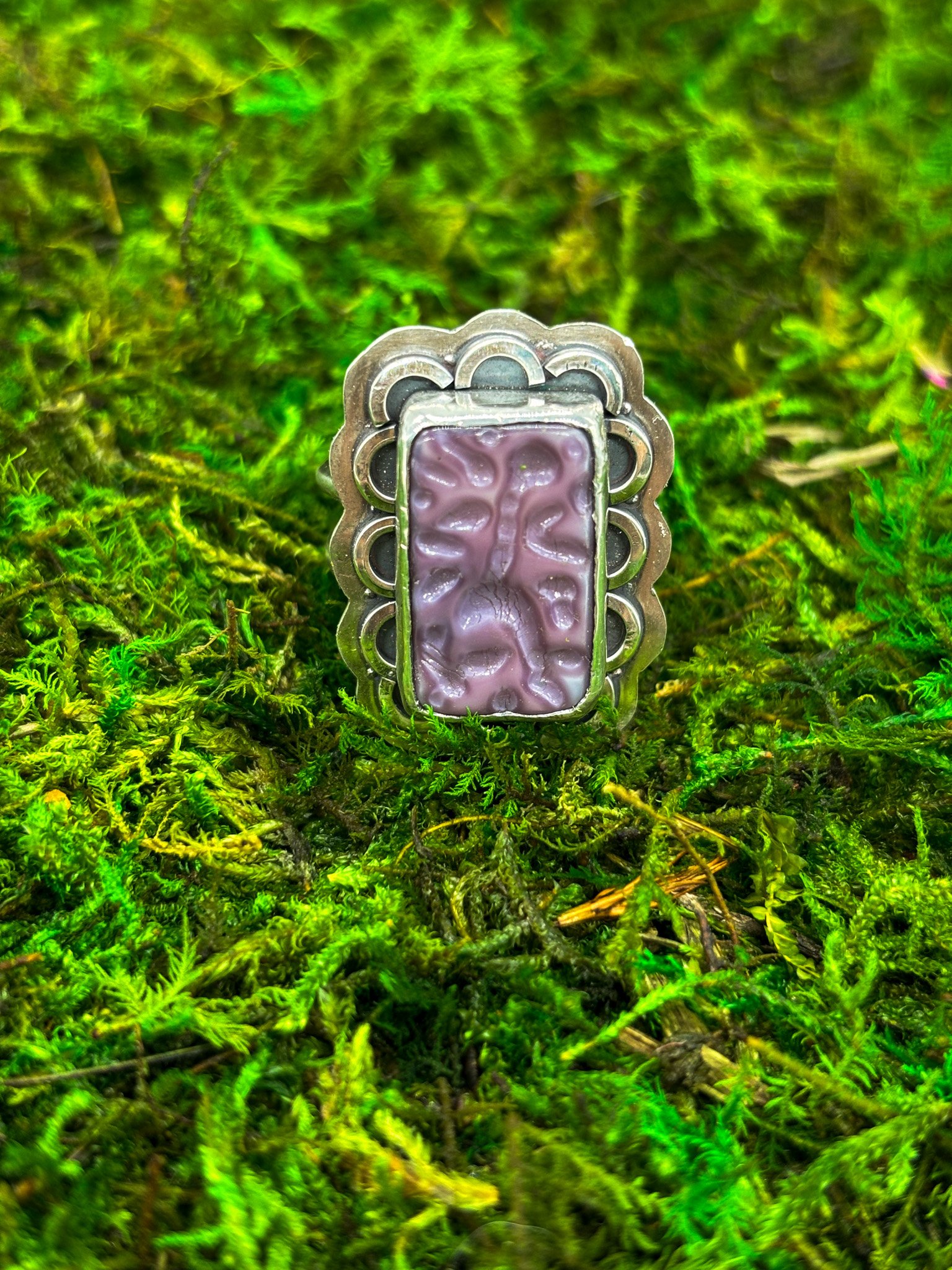 Vintage Scalloped Ring - 6.5