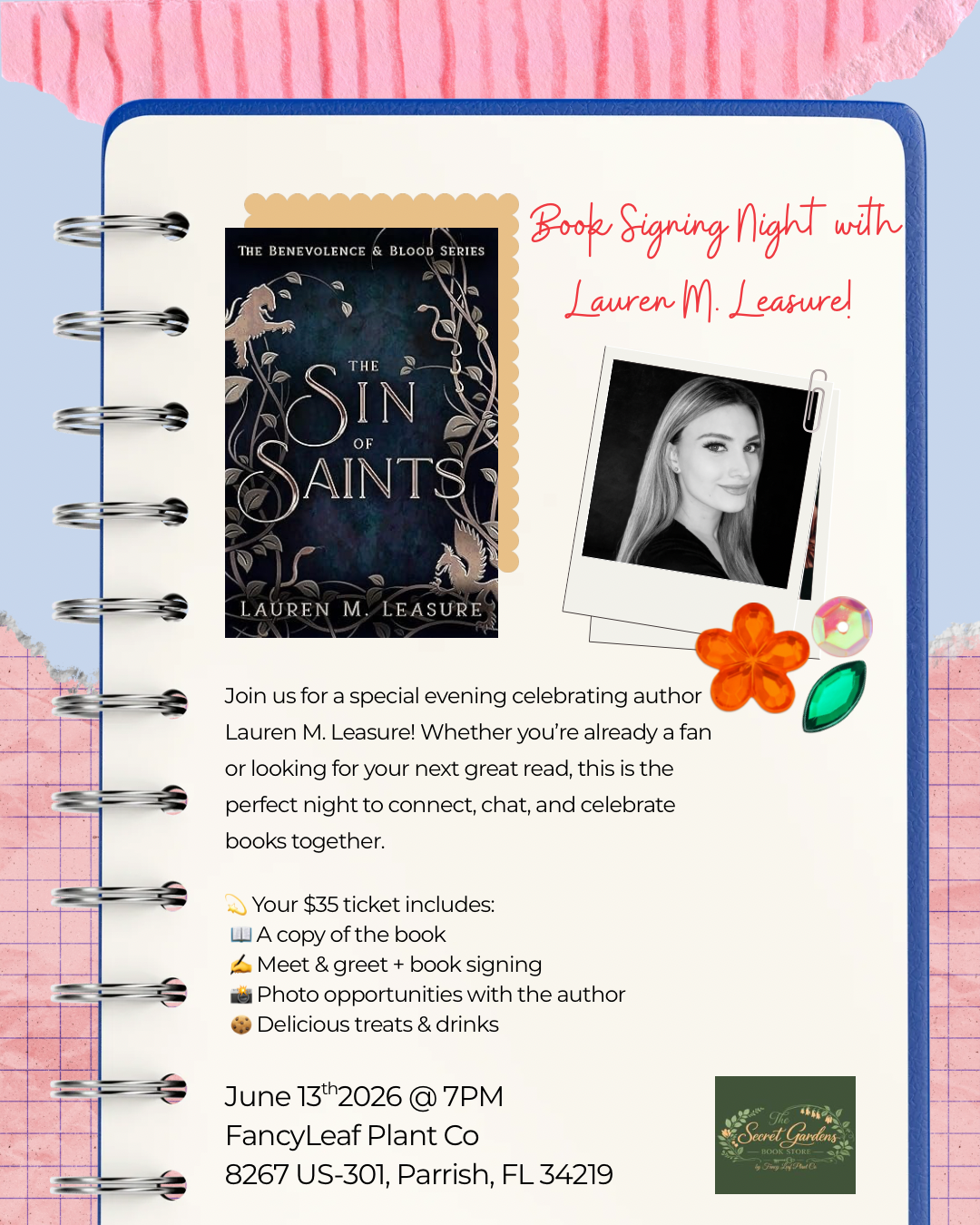 Book Signing Night with Lauren M. Leasure!.png