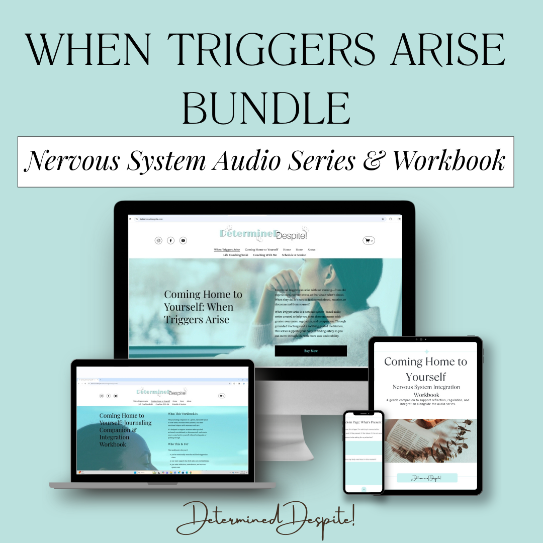 When Triggers Arise Bundle Audio Series + Journaling Companion Workbook