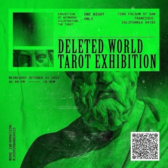 Tonight&rsquo;s event at the Folsom Street Community Center:

✨ Join us October 25th for an exhibition of illustrations from The Deleted World Tarot ✨

💟 To celebrate the launch of our Kickstarter, please join us at the Folsom Center from 06:00-10:0