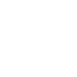 Simple white outline of a telephone handset on a black background