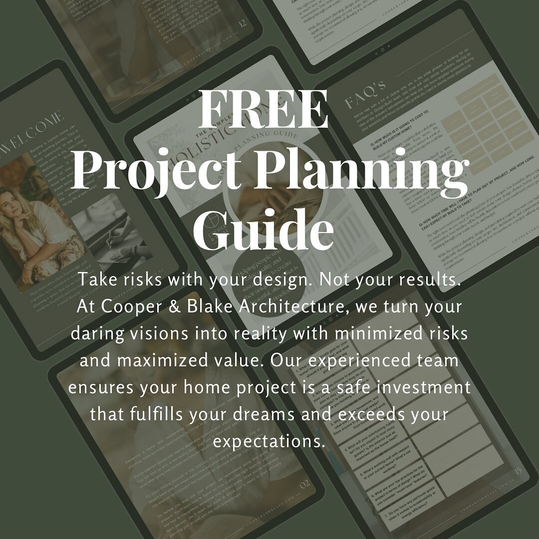 Starting a new home project and eager to dive straight into the design phase? Hold your horses! 🏠📝 

At Cooper &amp; Blake Architecture, we emphasize the importance of a well-prepared project brief before any design work begins. A good brief is mor