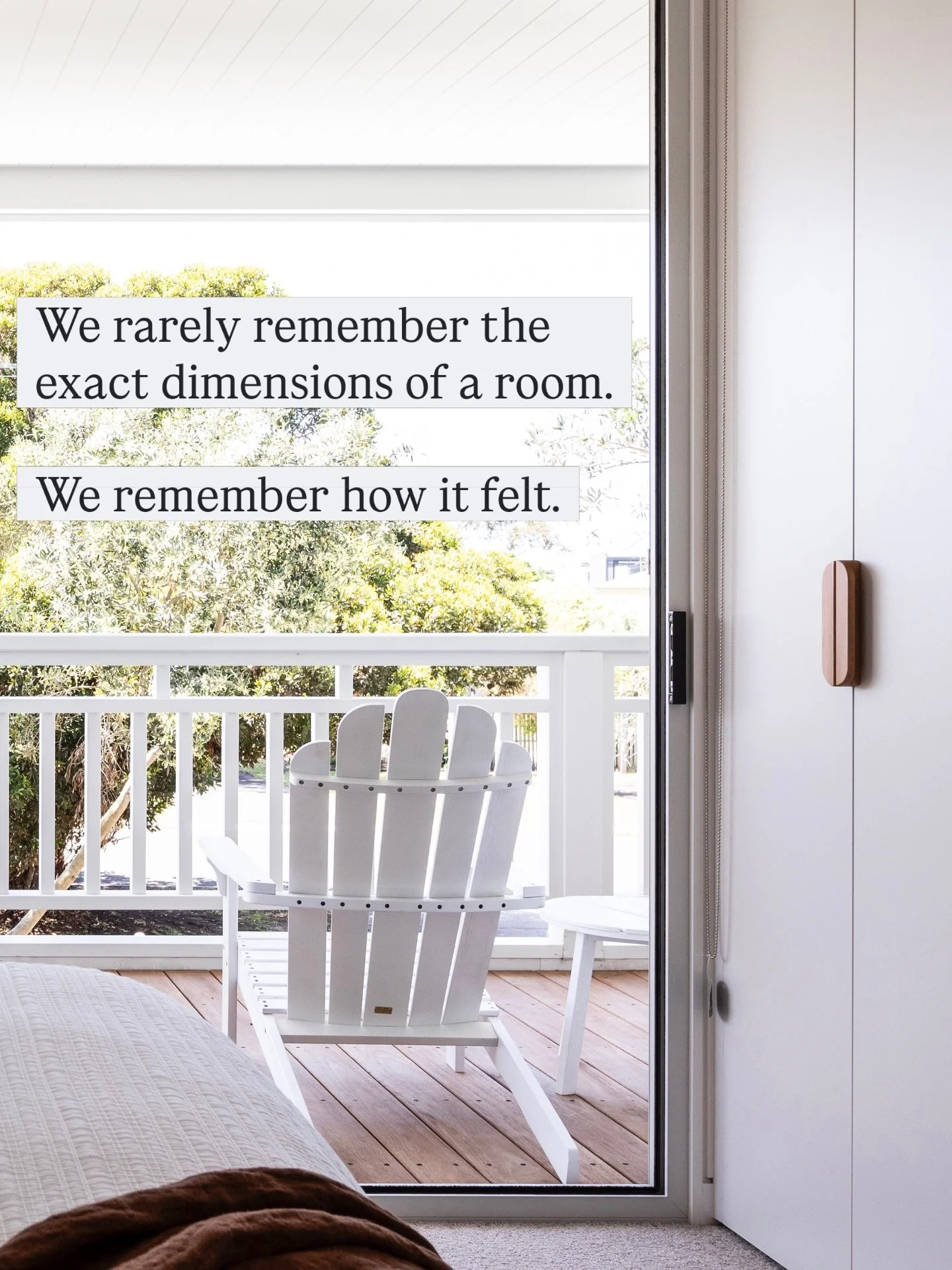 The softness of morning light across the kitchen bench. The quiet comfort of a sheltered courtyard on a warm afternoon. The sense of calm that arrives when a space simply works, intuitively and effortlessly.

Architecture shapes these experiences lon