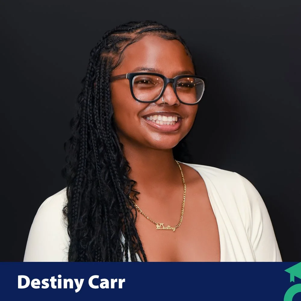 Destiny is a freshman at Washington & Lee University, where she studies sociology.