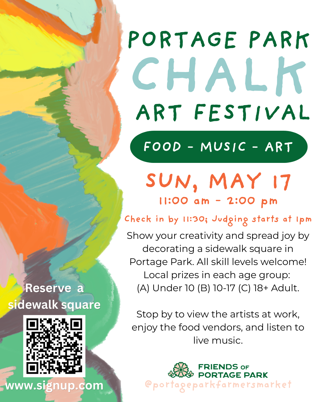 Portage Park Chalk Festival